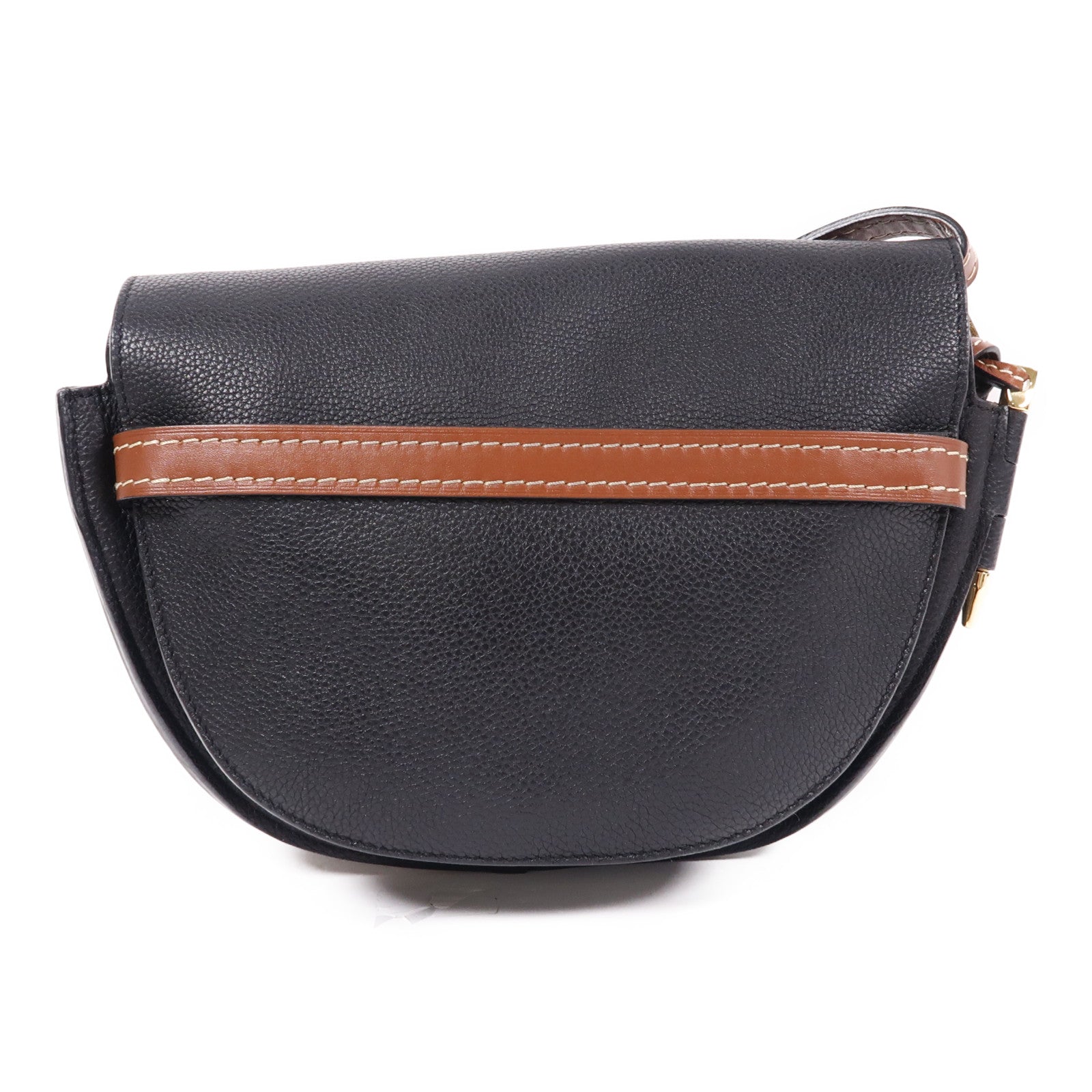 LOEWE 牛皮皮革Gate金扣肩背袋