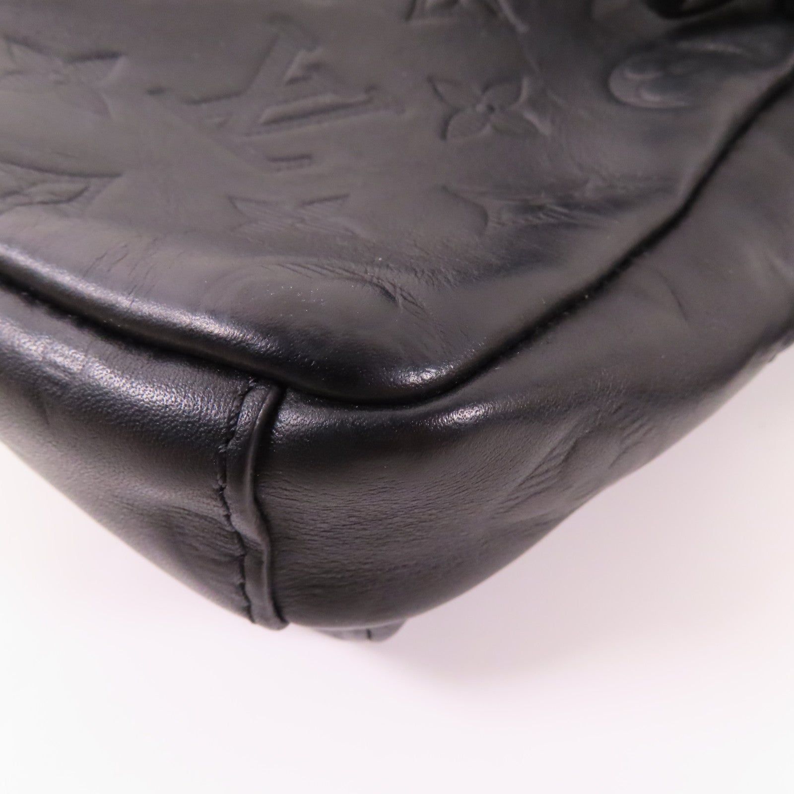 LOUIS VUITTON Monogram Shadow Double Phone Pouch NM肩背袋