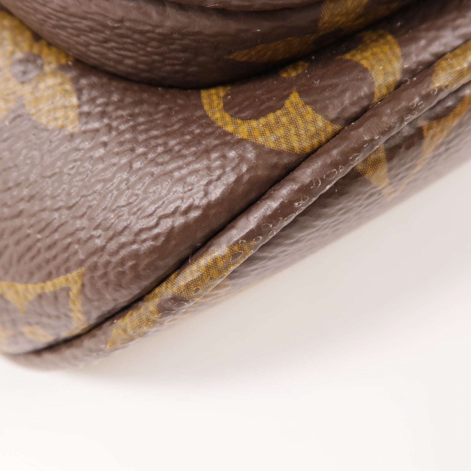 LOUIS VUITTON Monogram Mini Bumbag金扣手挽肩背兩用袋棕色
