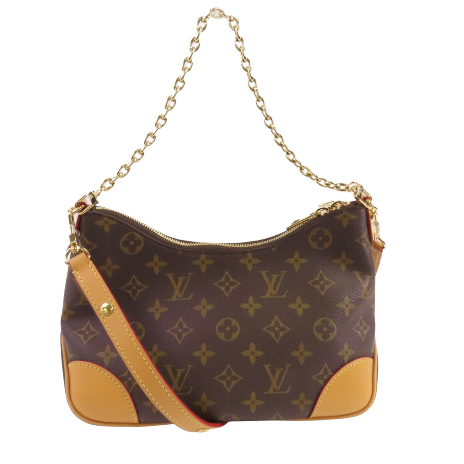 LOUIS VUITTON Monogram Boulogne PM金扣手挽肩背兩用袋