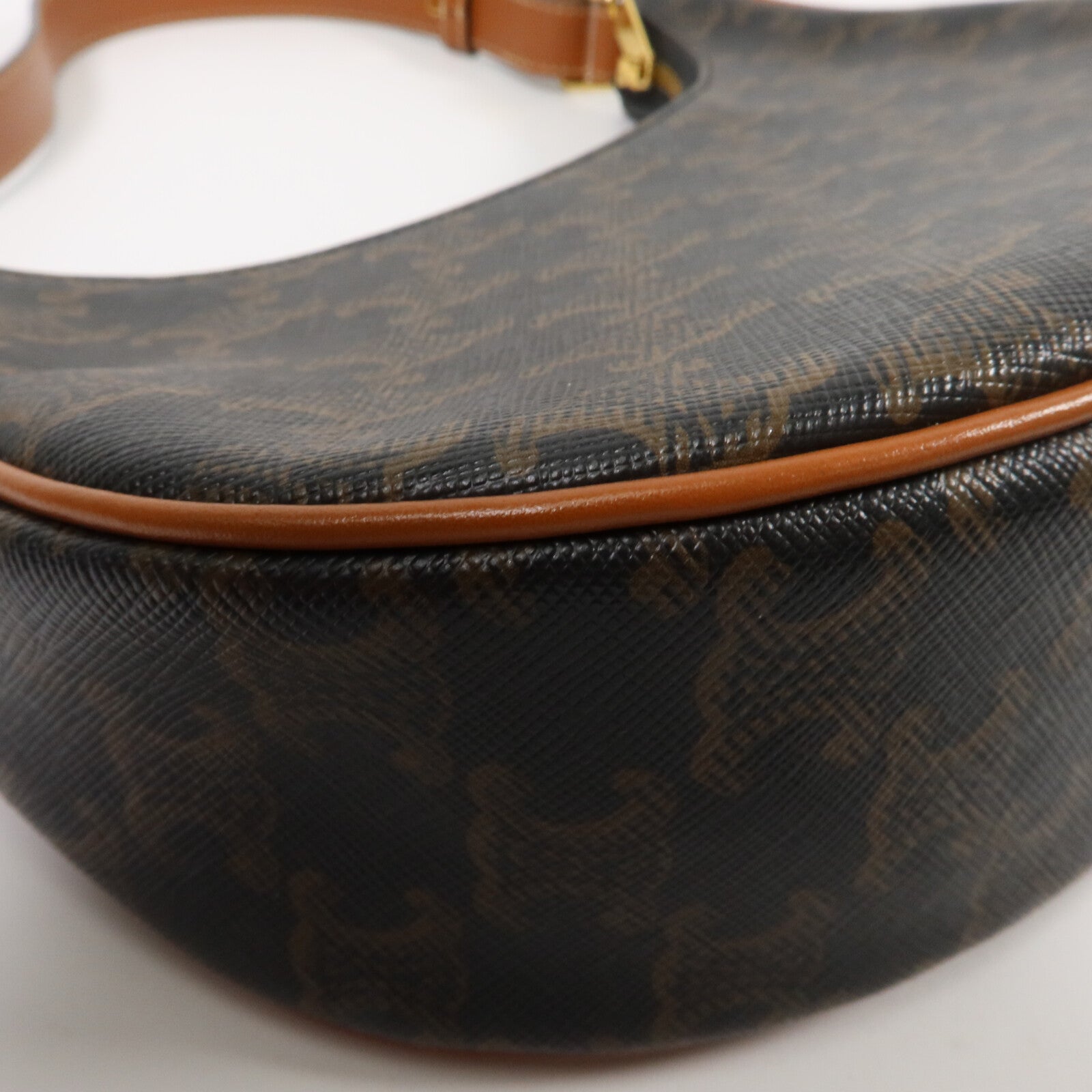 CELINE 塗層帆布Ava Medium Triomphe肩背袋