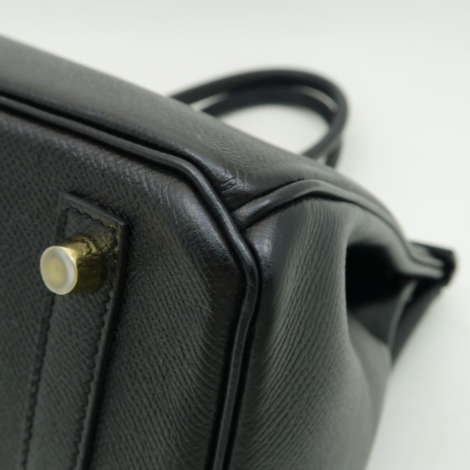 HERMES 【激減優惠】Epsom皮革Birkin 30金扣手挽袋Noir黑色