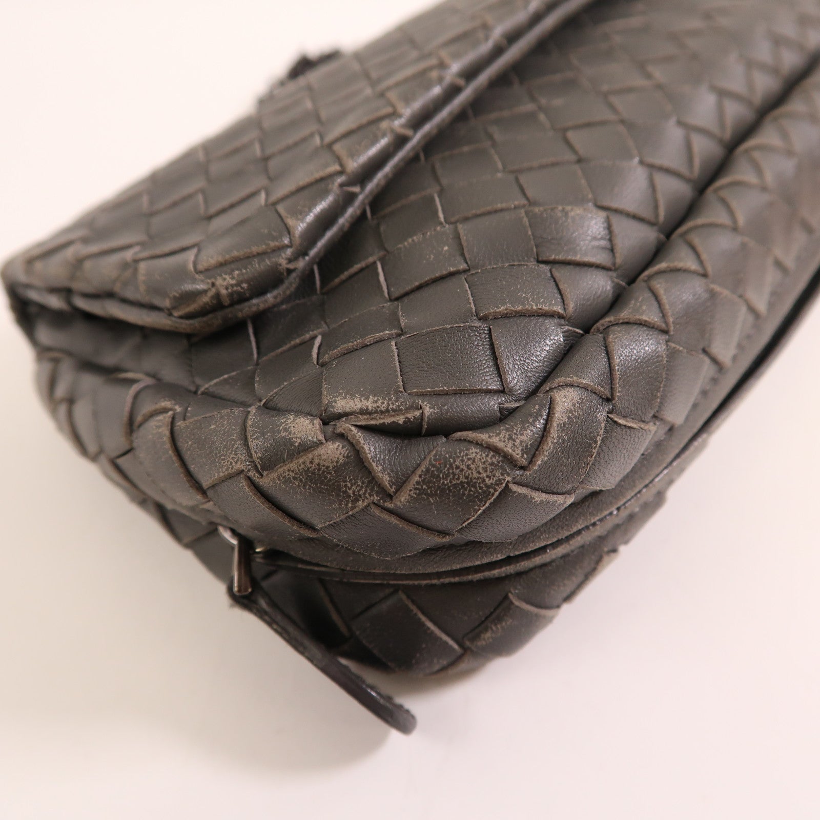 BOTTEGA VENETA 牛皮皮革Chain Shoulder鏈帶肩背手拿包兩用袋