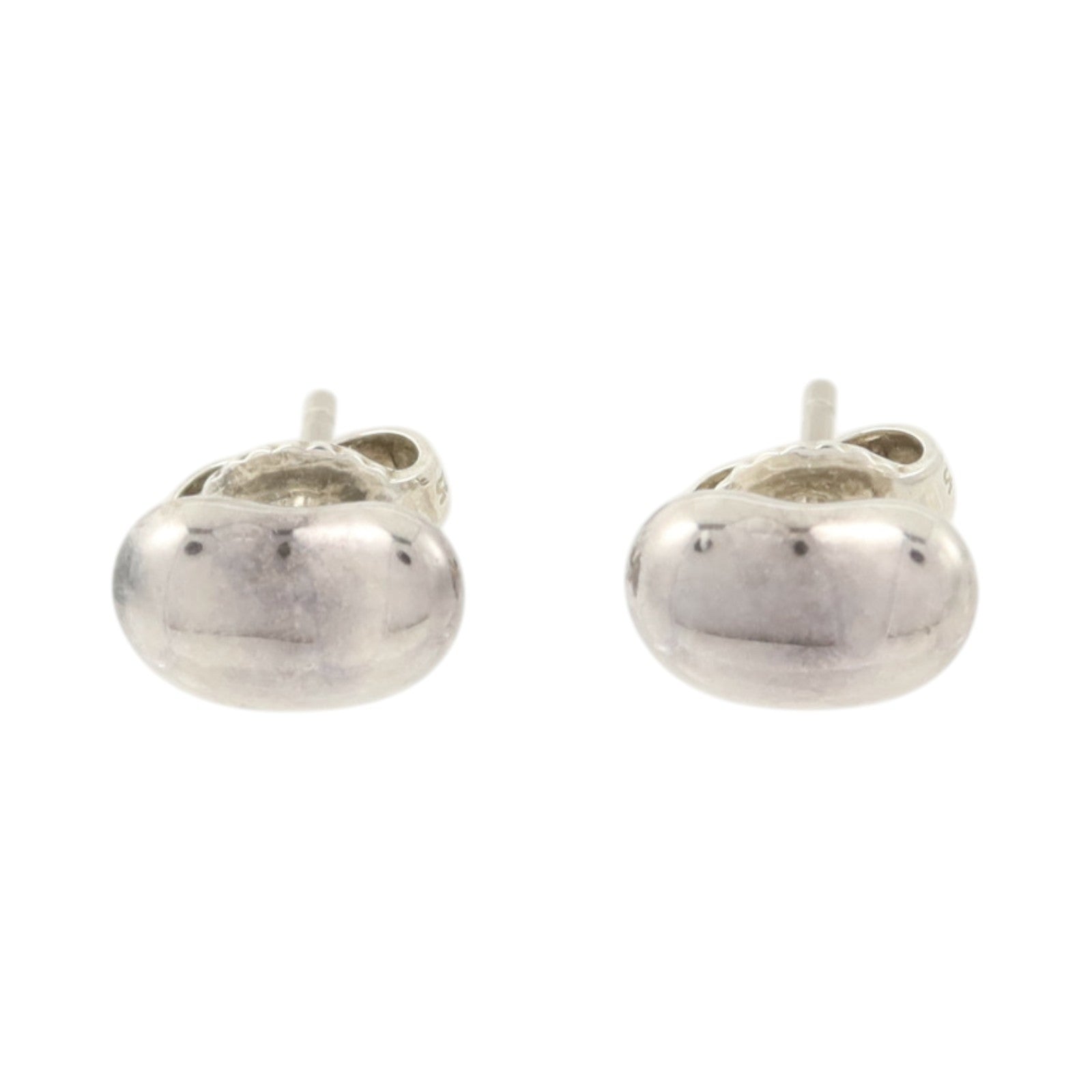 TIFFANY＆CO 925純銀Elsa Peretti Bean Design Earrings耳環