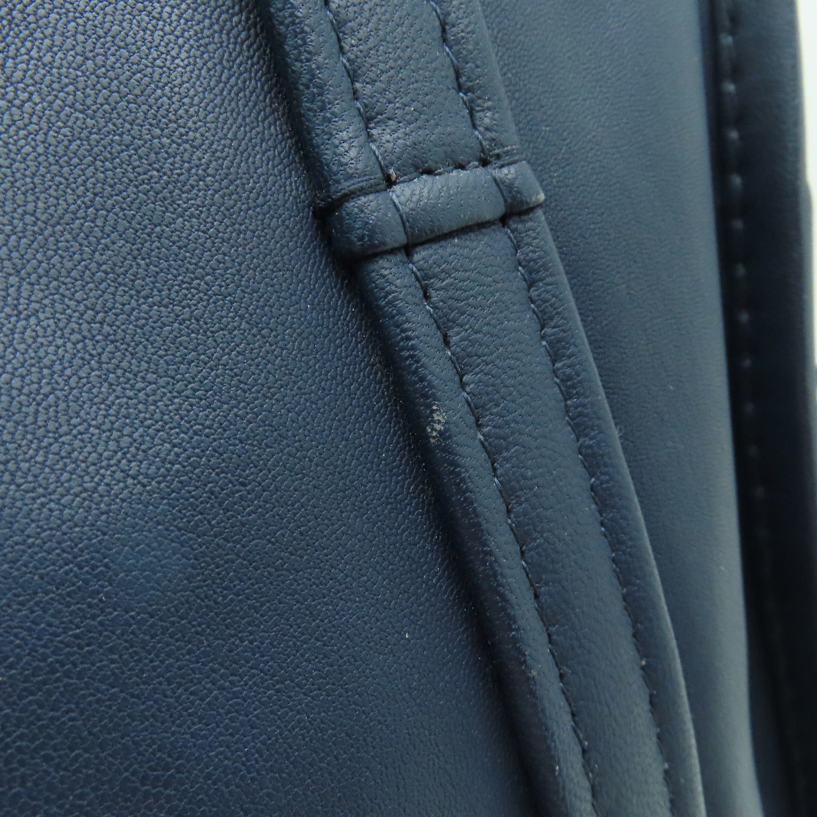 BALENCIAGA 【激減優惠】牛皮皮革2way Shoulder Bag銀扣手挽肩背兩用袋藍色