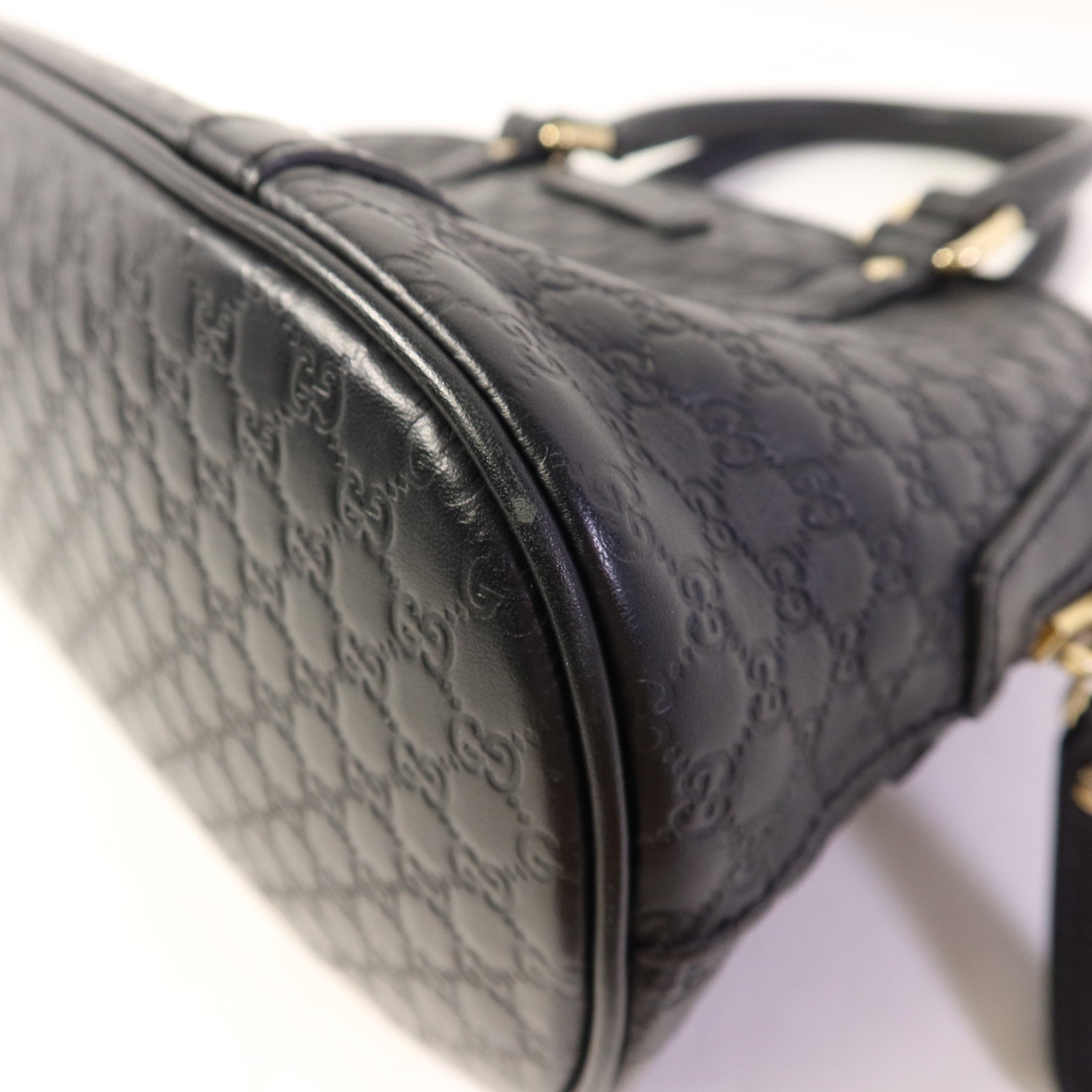 GUCCI 牛皮皮革GG Guccissima Dome Tote金扣手挽肩背兩用袋