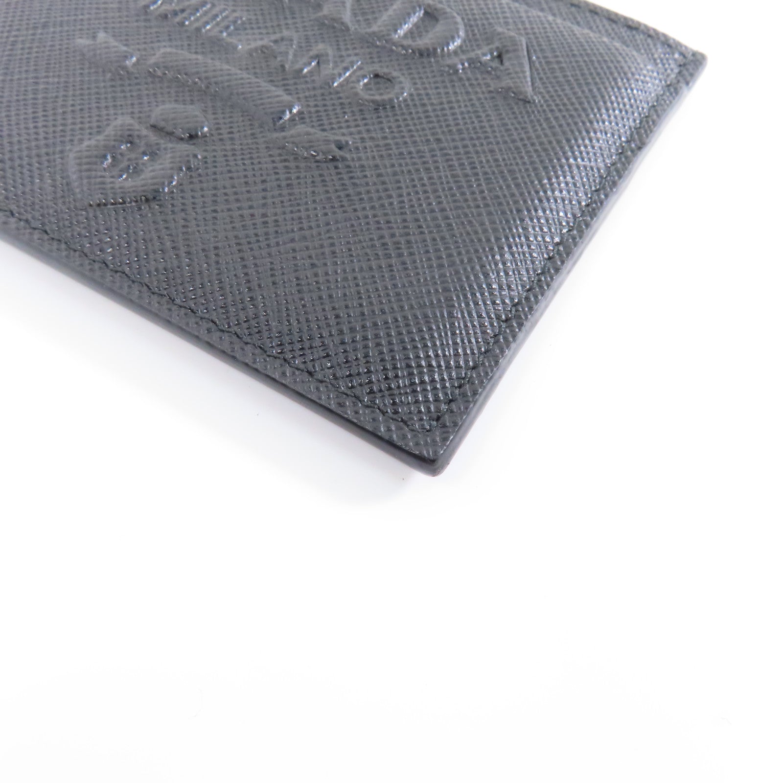 PRADA Saffiano皮革Card Case卡片套黑色