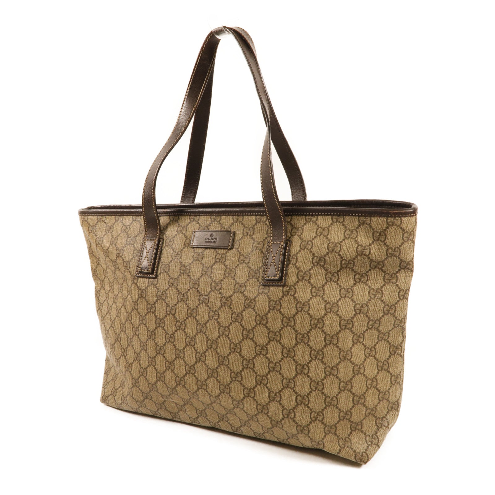 GUCCI 塗層帆布GG Tote Bag肩背袋