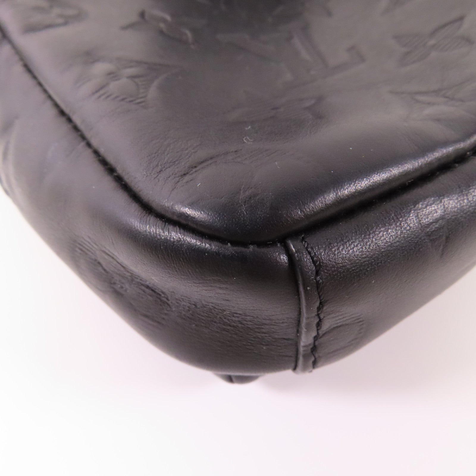 LOUIS VUITTON Monogram Shadow Double Phone Pouch NM肩背袋