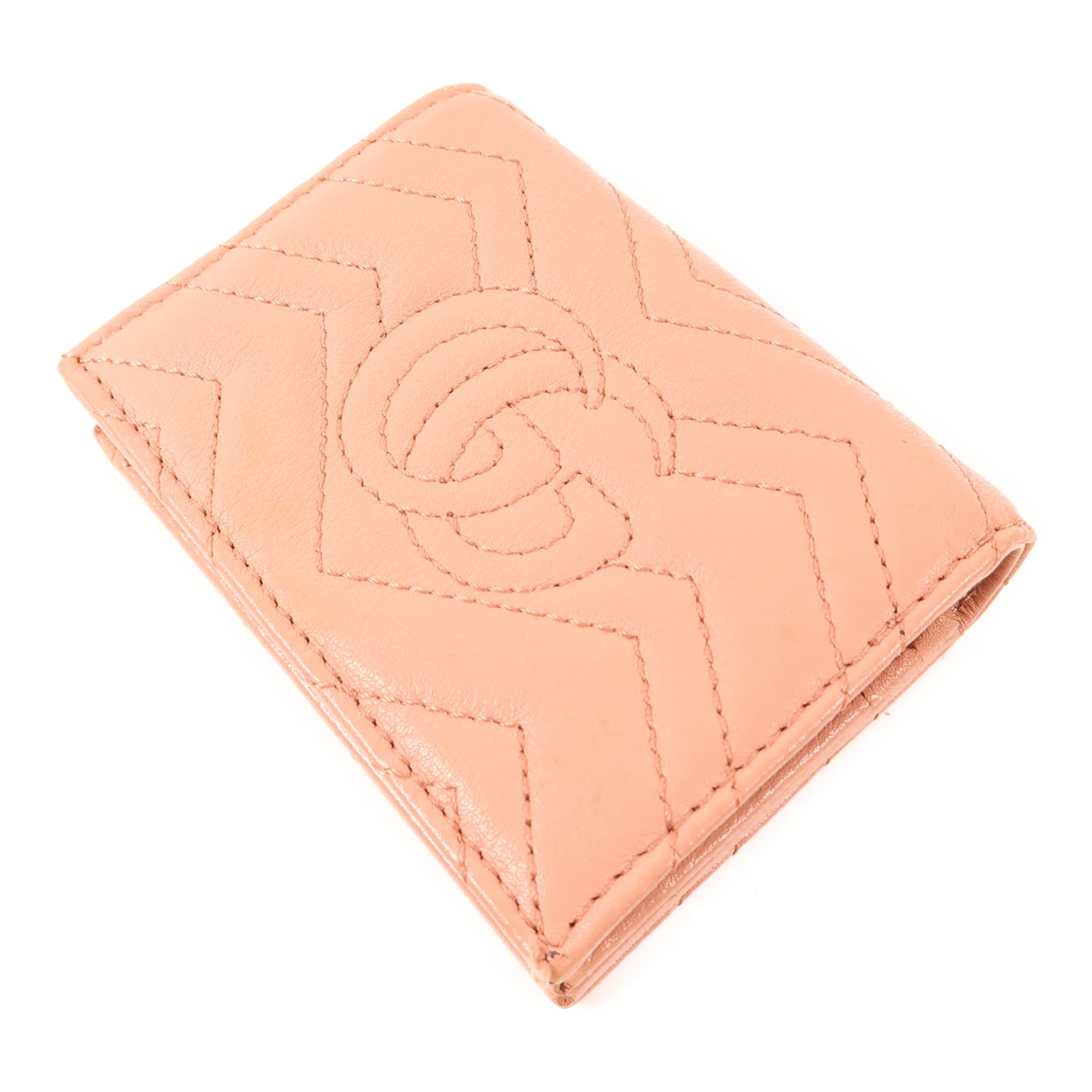 GUCCI 牛皮皮革GG Marmont Wallet錢包