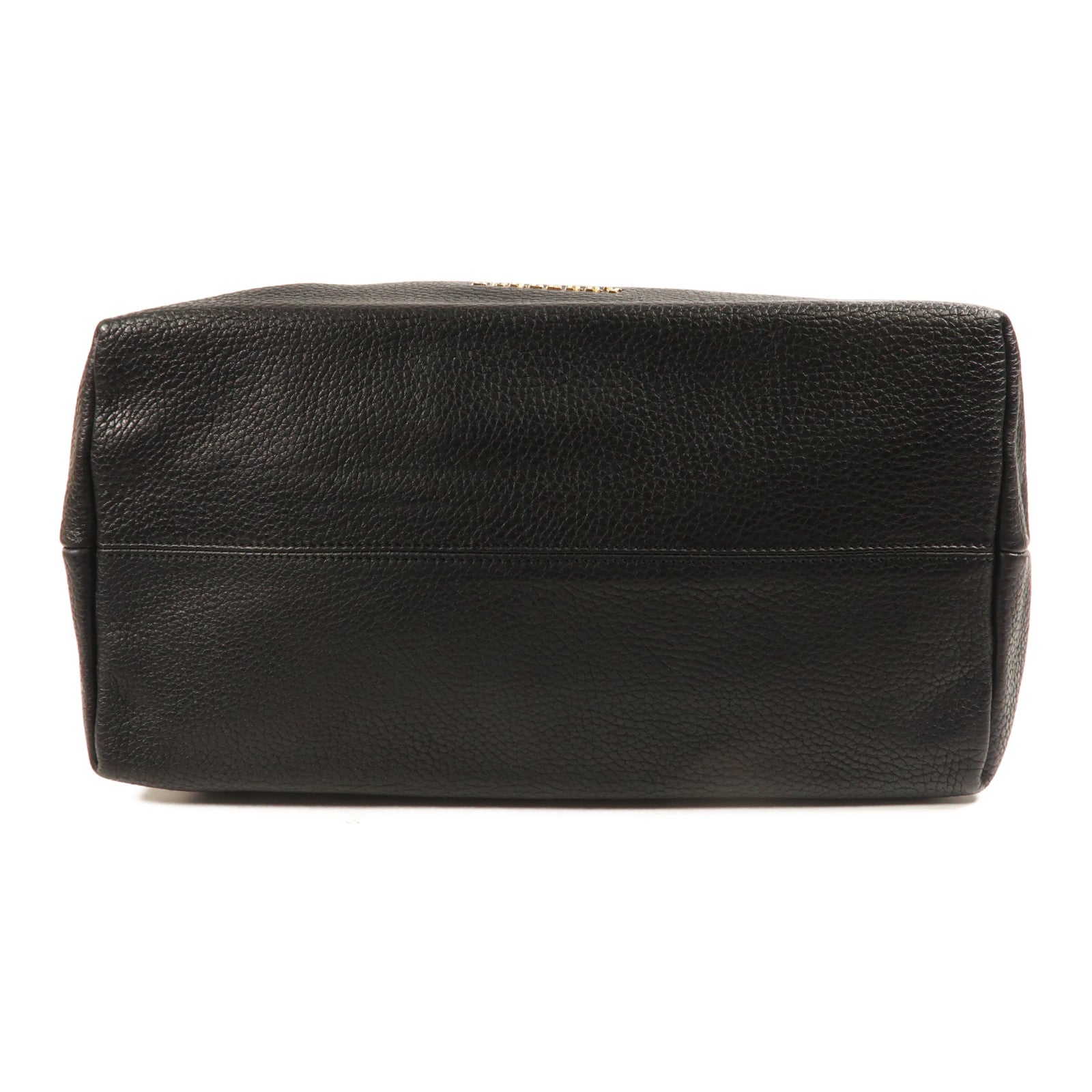 BURBERRY 牛皮皮革Hand Bag金扣手挽袋黑色