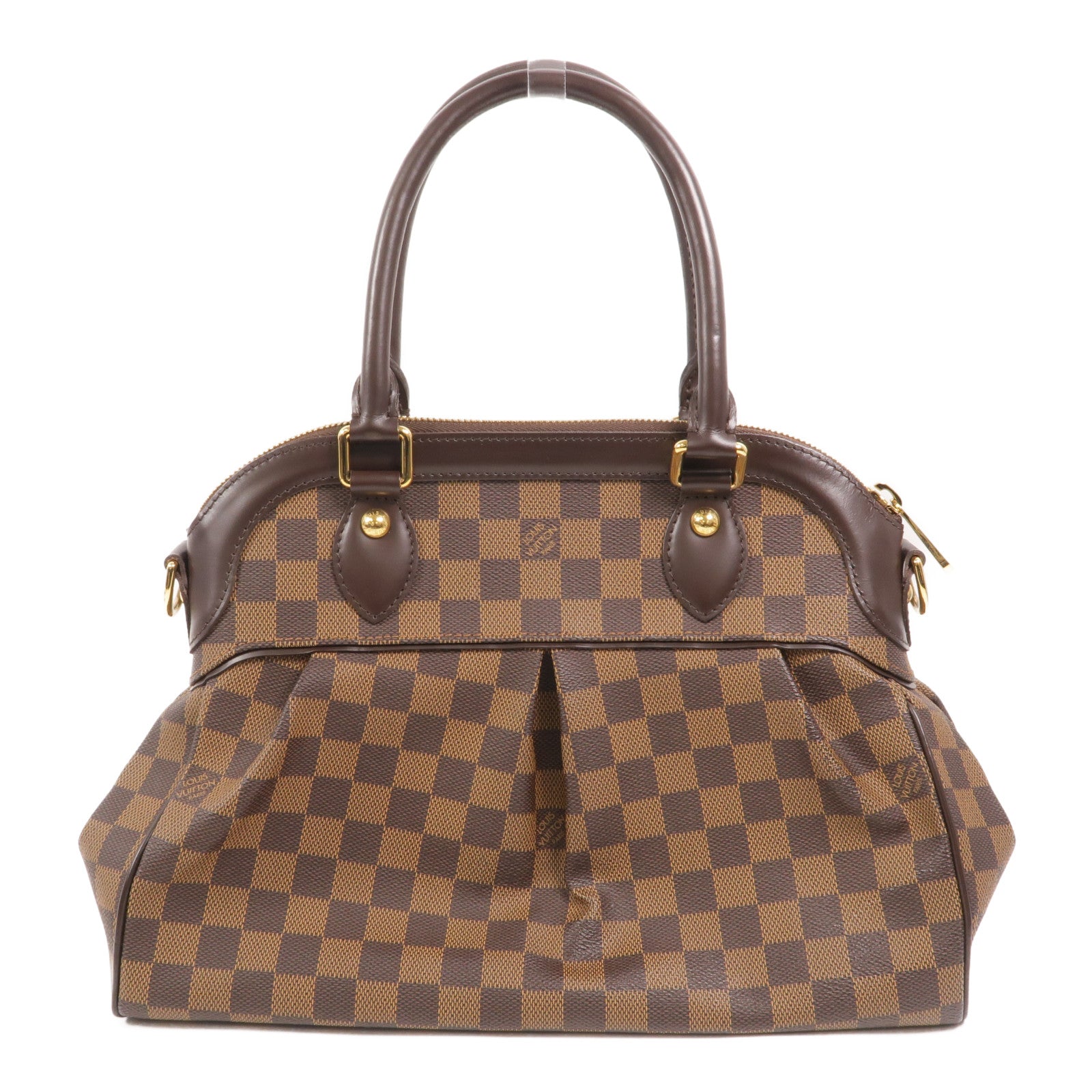 LOUIS VUITTON Damier Trevi手挽肩背兩用袋