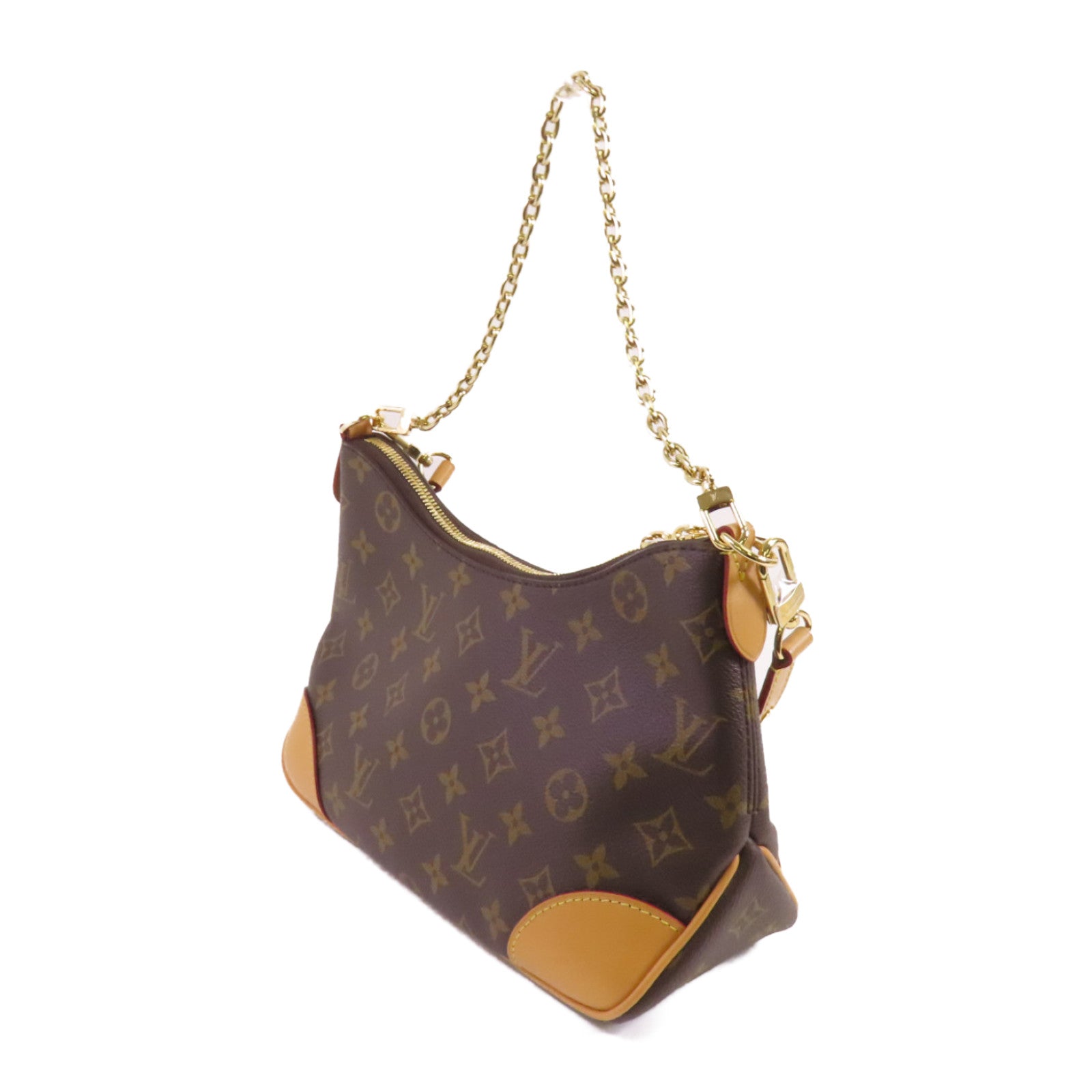 LOUIS VUITTON Monogram Boulogne PM金扣手挽肩背兩用袋