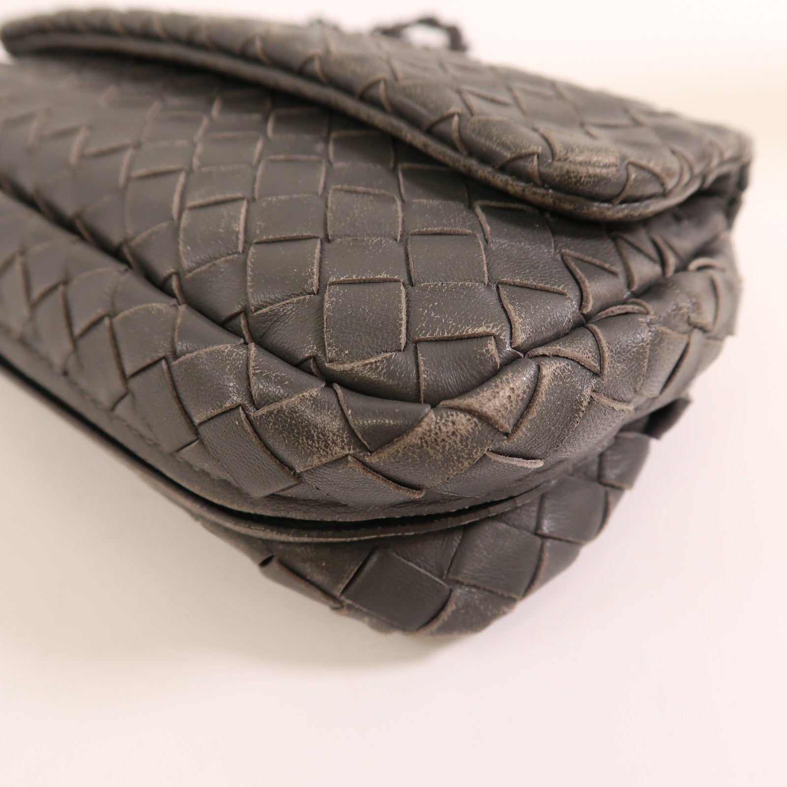 BOTTEGA VENETA 牛皮皮革Chain Shoulder鏈帶肩背手拿包兩用袋