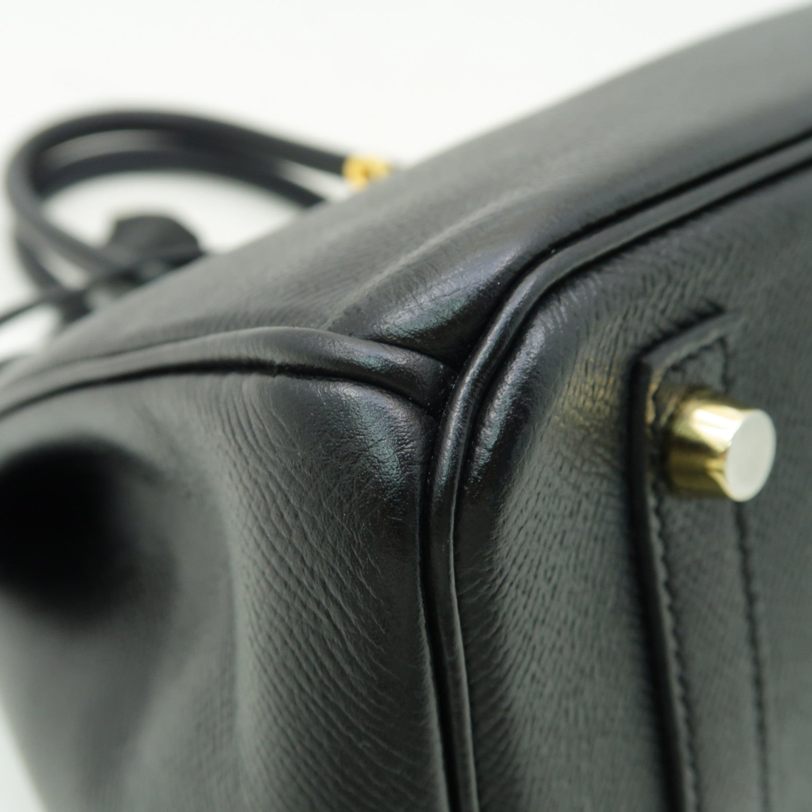 HERMES 【激減優惠】Epsom皮革Birkin 30金扣手挽袋Noir黑色
