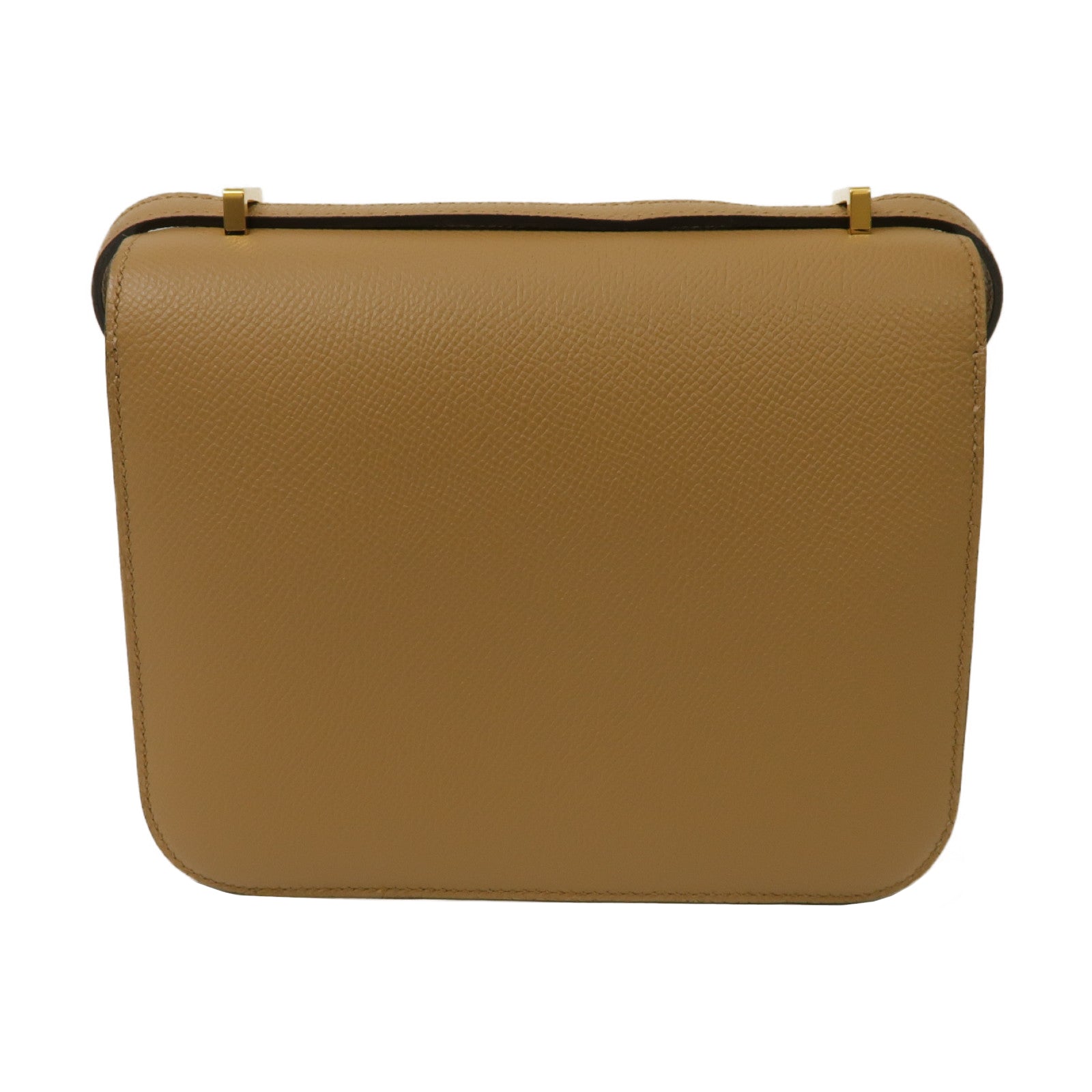 HERMES Epsom皮革Constance Mini金扣肩背袋Beige de weimar