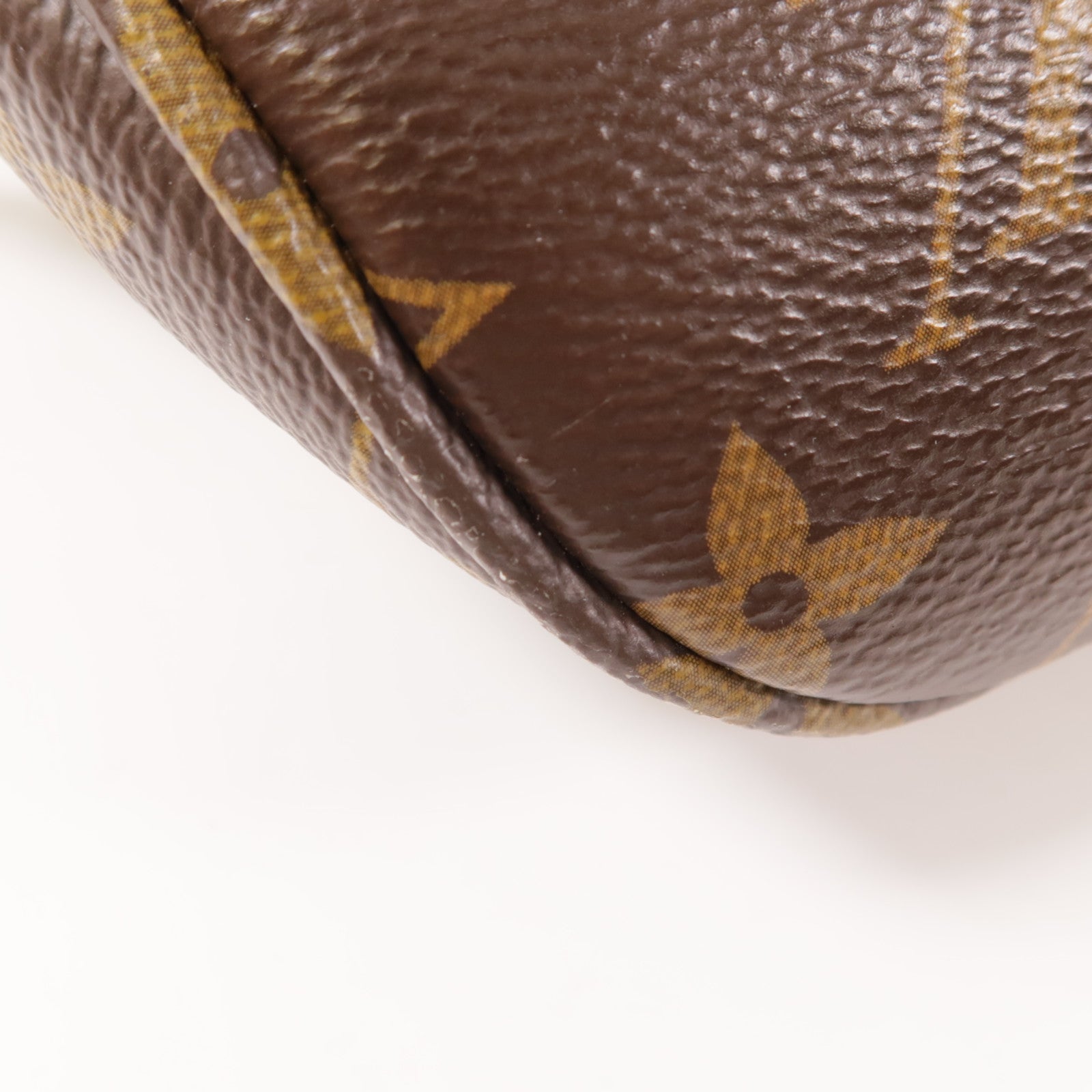 LOUIS VUITTON Monogram Mini Bumbag金扣手挽肩背兩用袋棕色