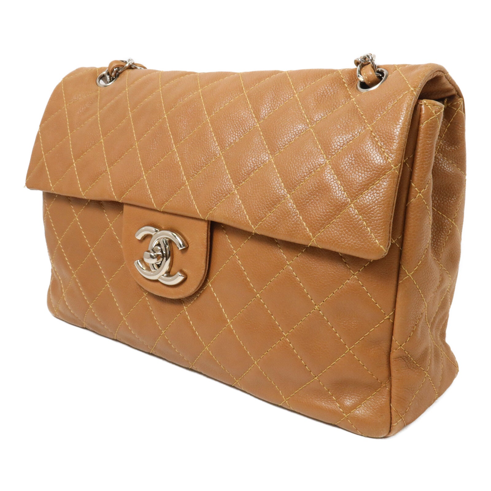 CHANEL 牛皮皮革Seasonal鏈帶肩背袋