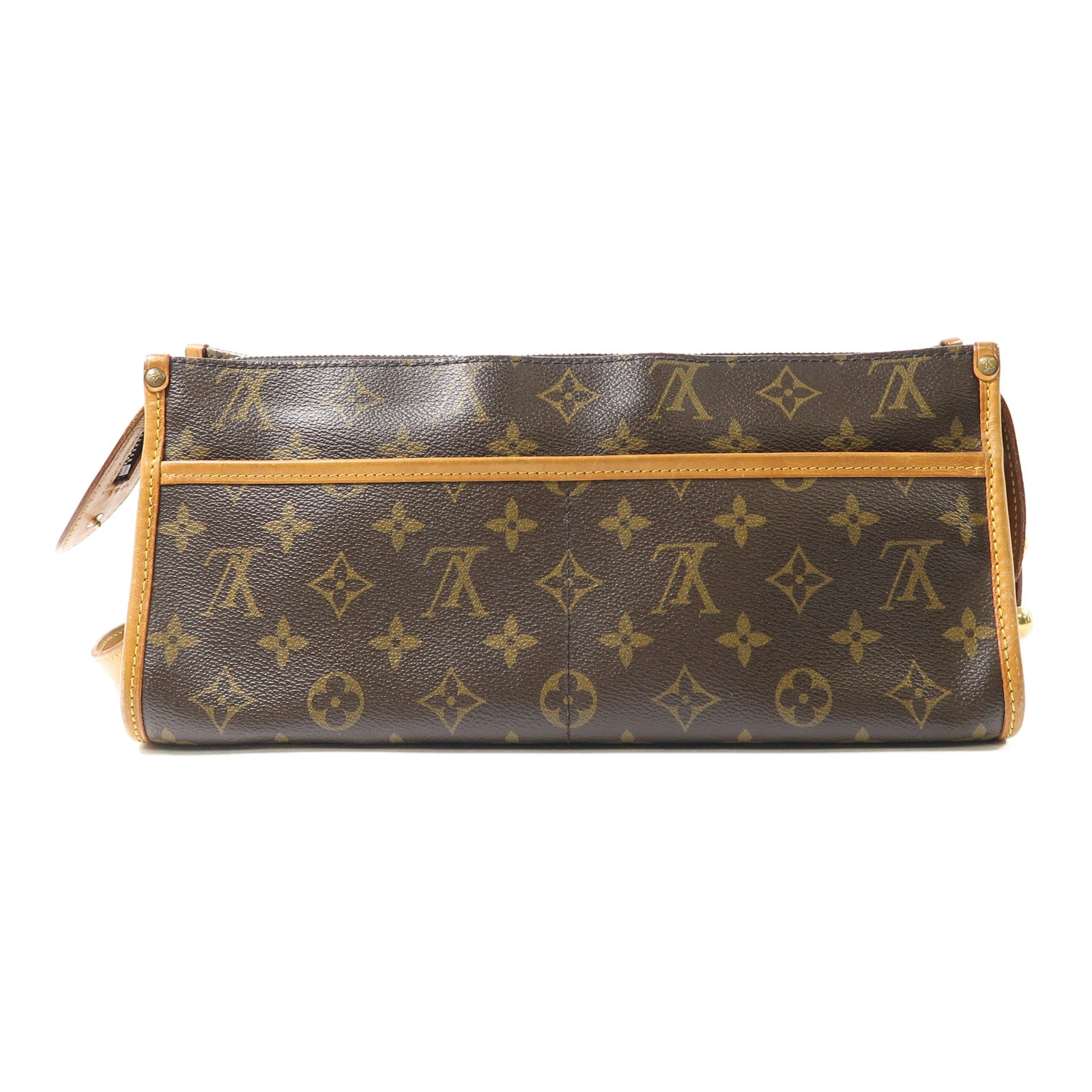 LOUIS VUITTON Monogram Popincourt金扣肩背袋啡色