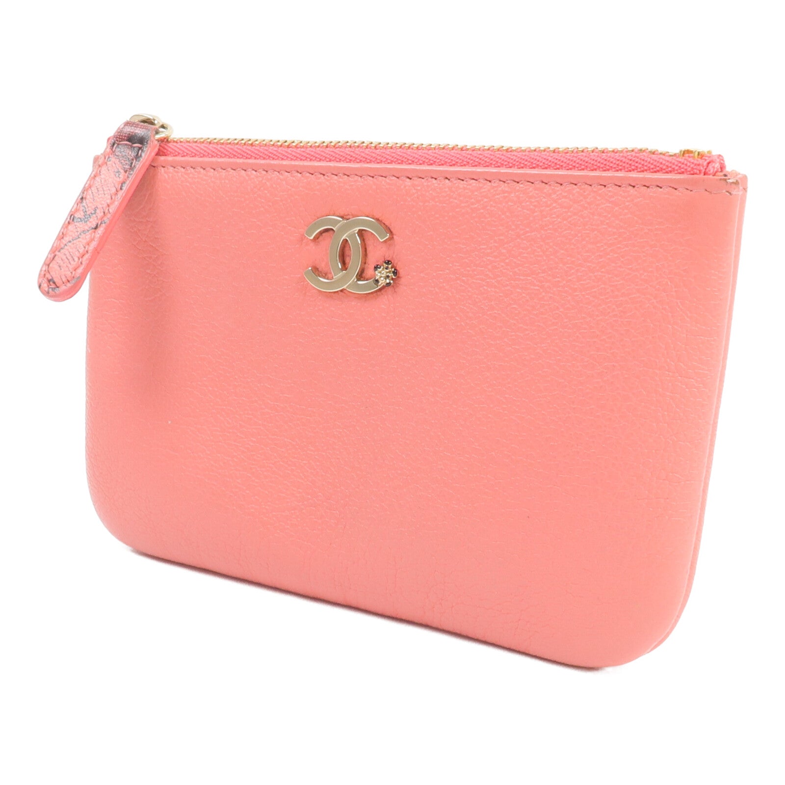 CHANEL 牛皮皮革Coin/Card Case零錢包/卡片套