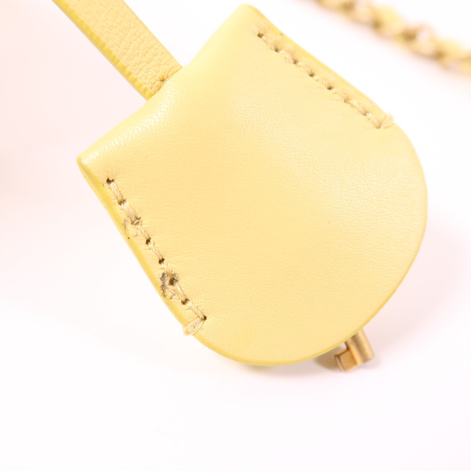 CHANEL 牛皮皮革Vanity Case金扣鏈帶手挽肩背兩用袋