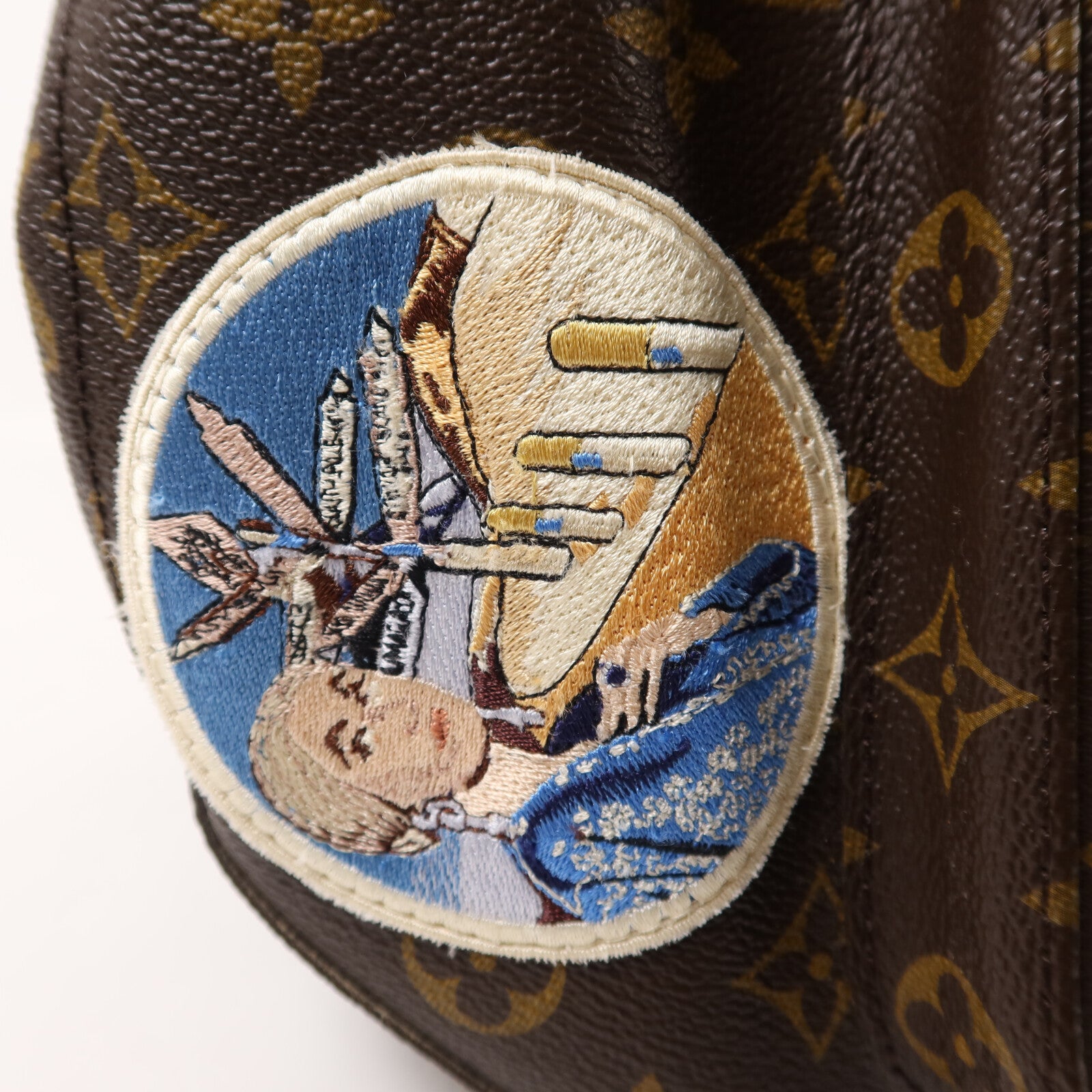LOUIS VUITTON Monogram Cindy Sherman Camera Messenger手挽肩背兩用袋