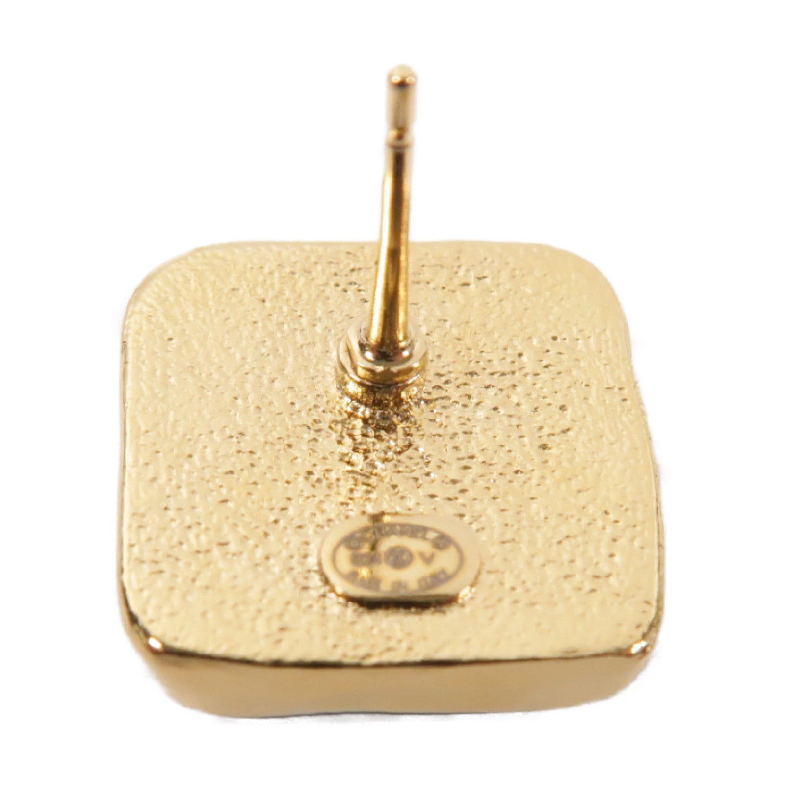 CHANEL 金屬Earrings耳環黑色/金色
