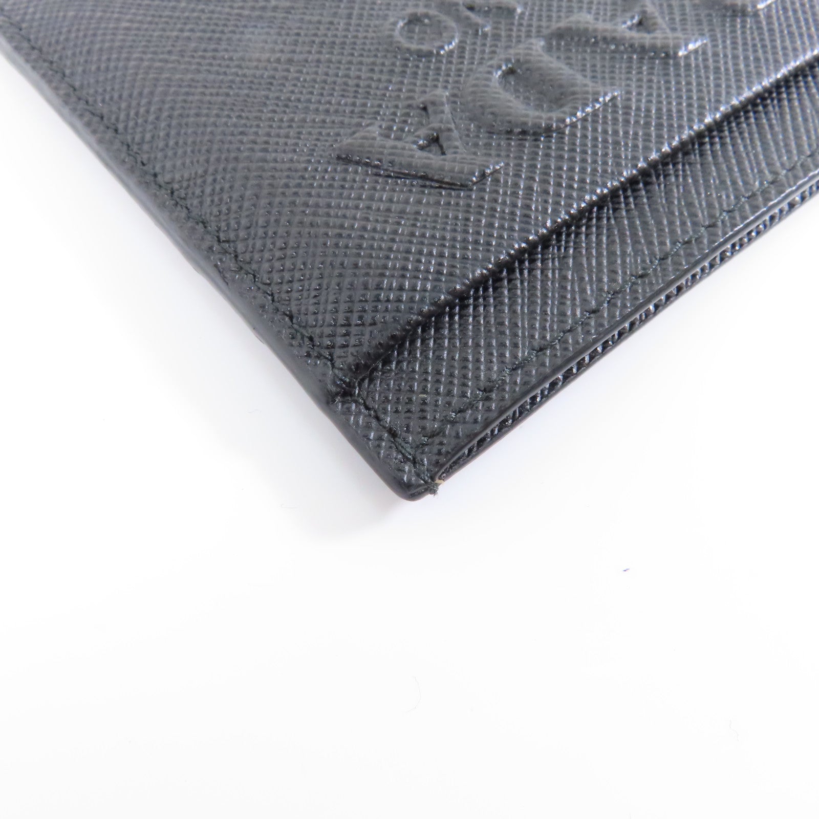PRADA Saffiano皮革Card Case卡片套黑色