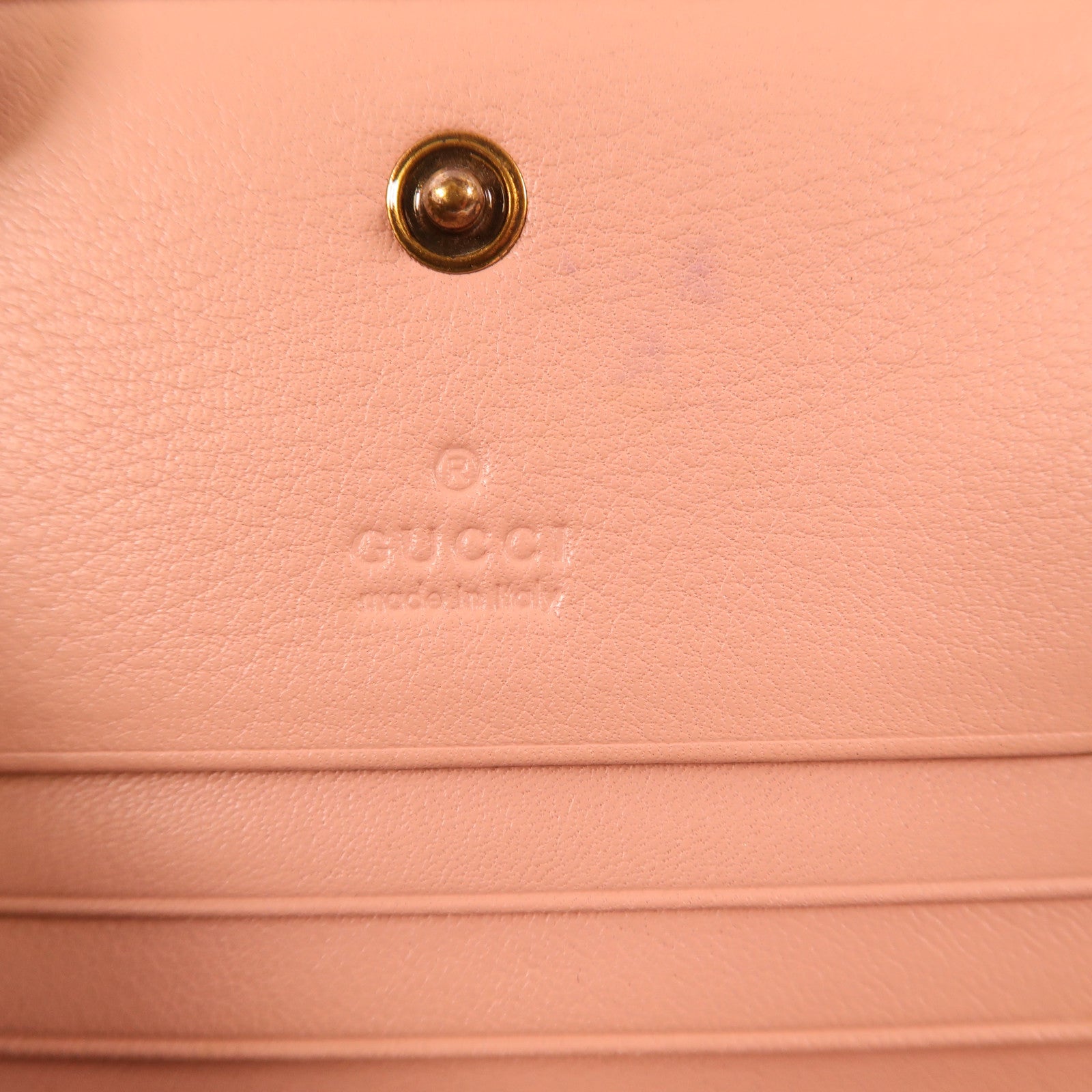 GUCCI 牛皮皮革GG Marmont Wallet錢包