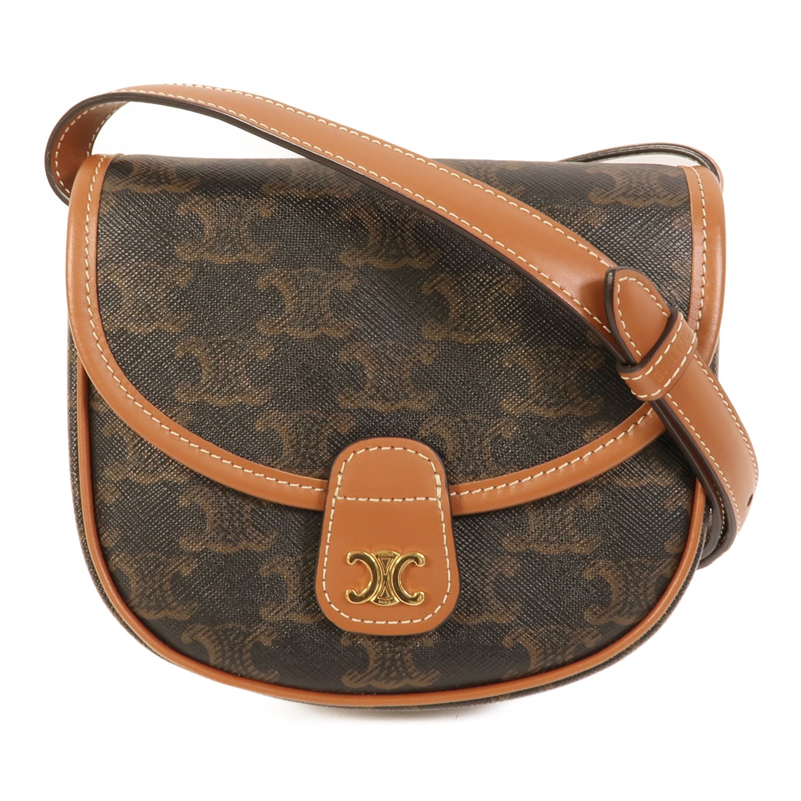 CELINE 塗層帆布Mini Besace肩背袋