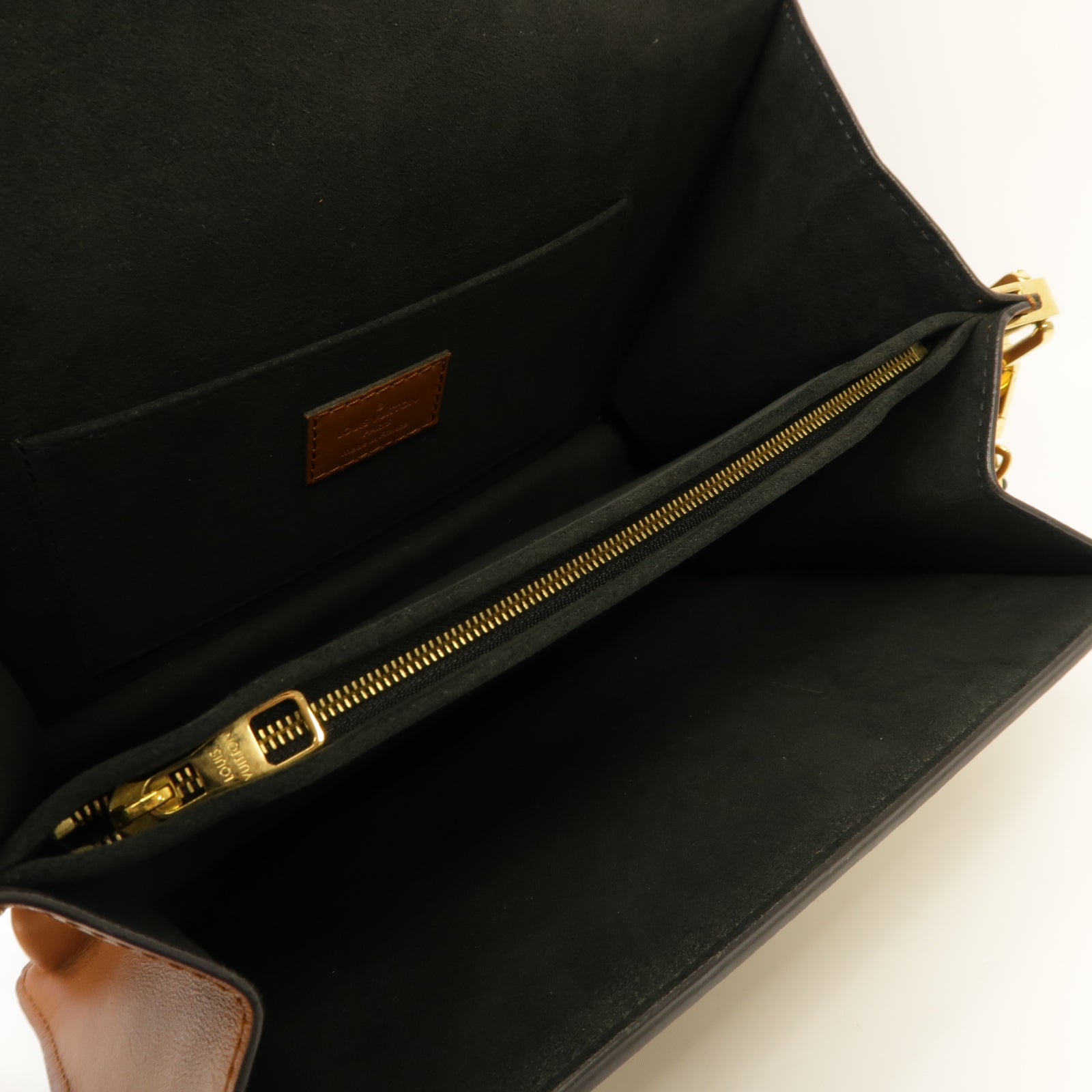 LOUIS VUITTON 【激減優惠】Monogram Reverse Dauphine金扣肩背袋啡色