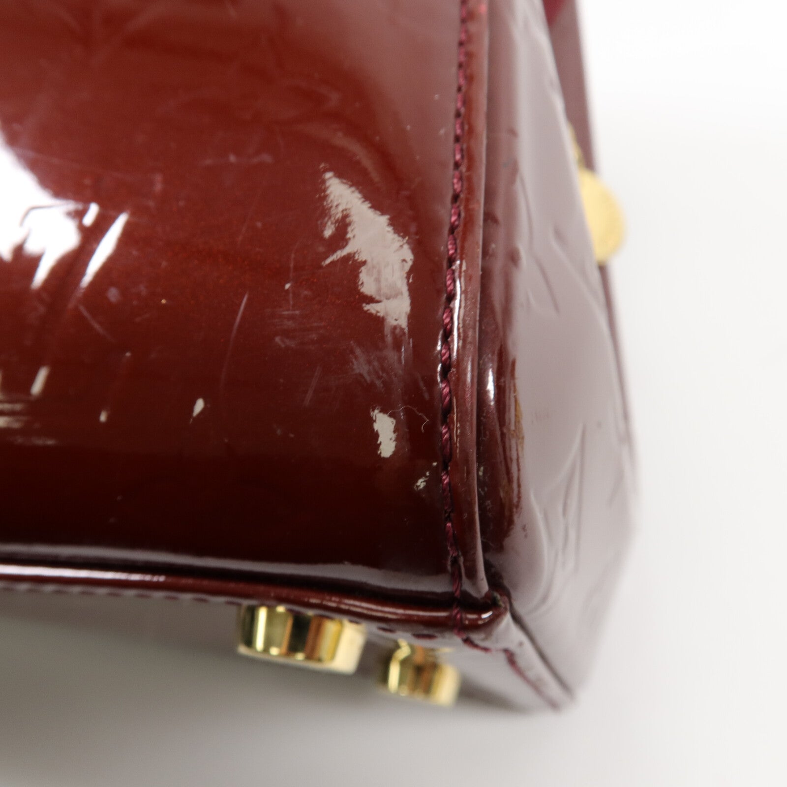 LOUIS VUITTON Monogram Vernis Brea MM手挽肩背兩用袋