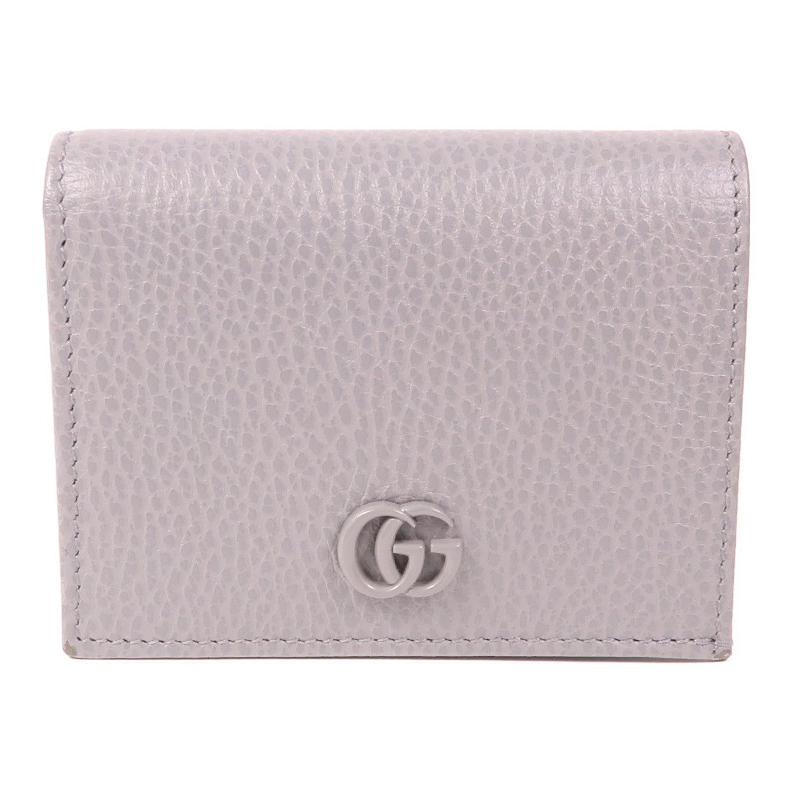 GUCCI 牛皮皮革Wallet銀扣錢包