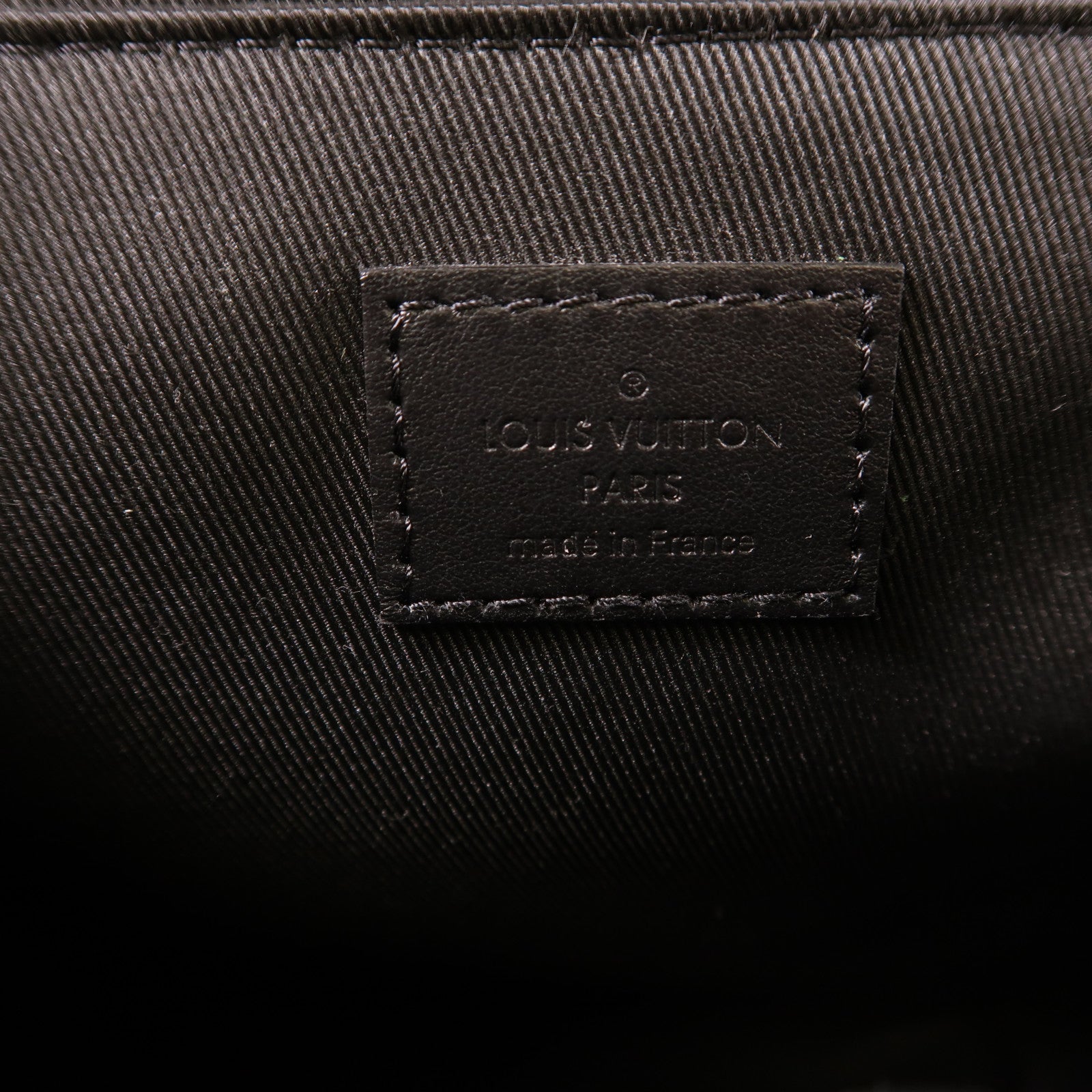 LOUIS VUITTON LV Nano Steamer Shoulder Bag M82772 Monogram Taurillon Black