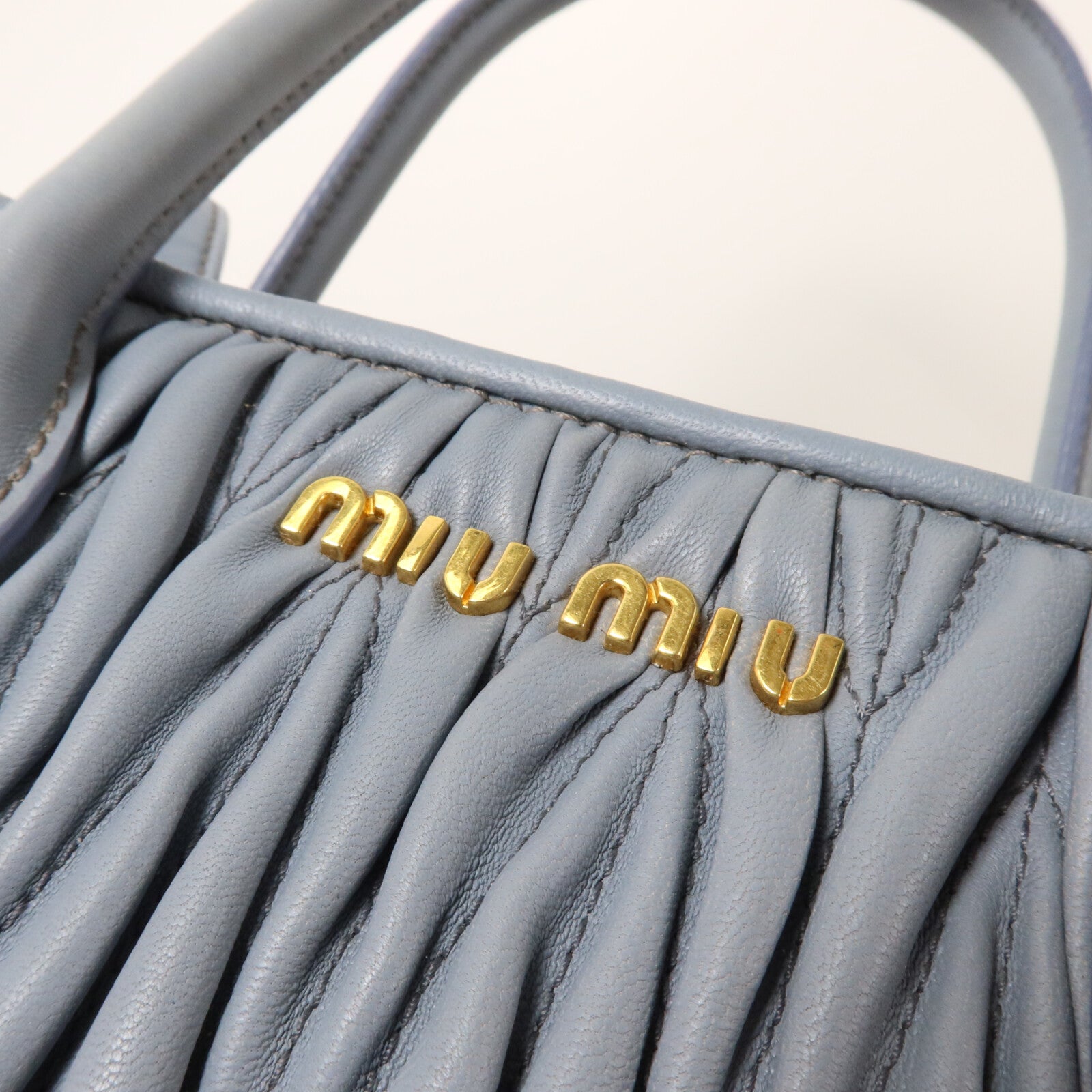 Miu Miu 羊皮皮革2 Way Shoulder手挽肩背兩用袋