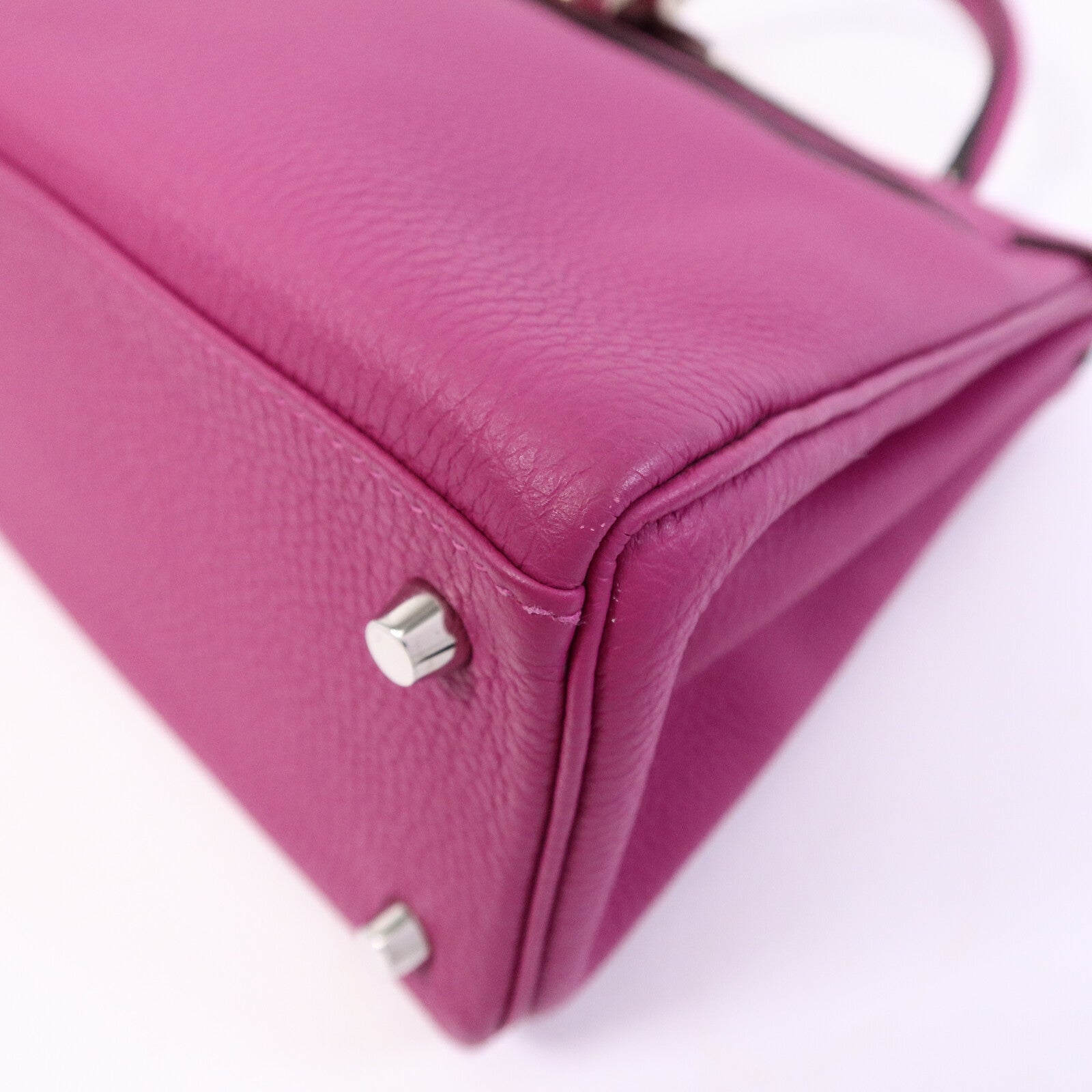 HERMES Togo皮革Kelly 28手挽肩背兩用袋Rose Purple