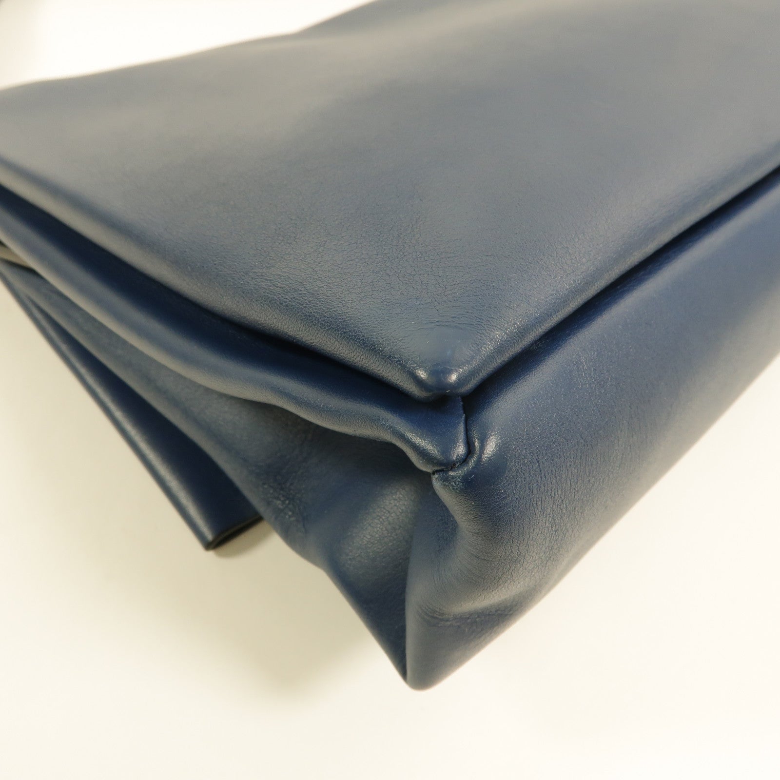 CELINE 牛皮皮革Blade Flap Bag肩背袋