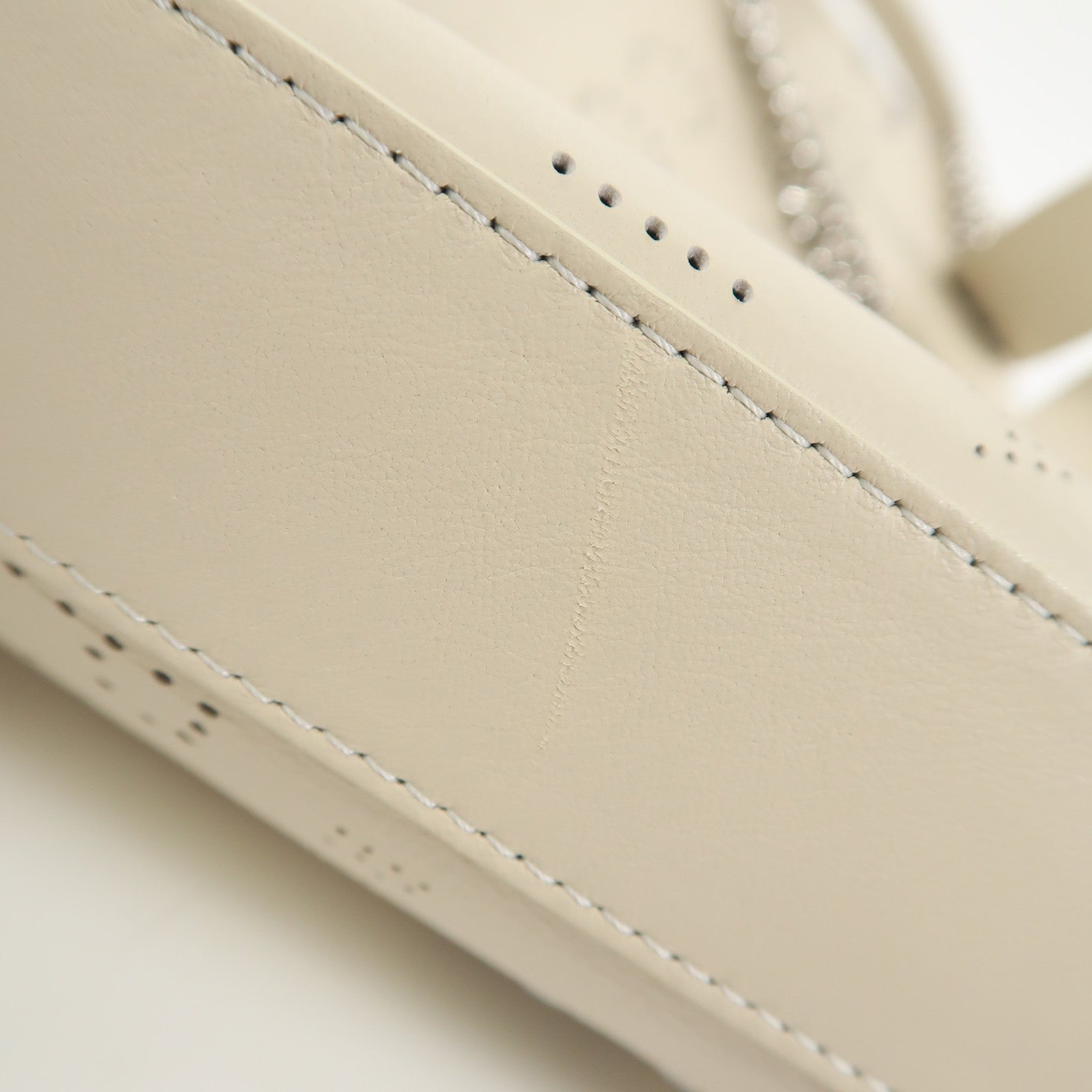 CHANEL 牛皮皮革2 Way Shoulder銀扣鏈帶肩背袋