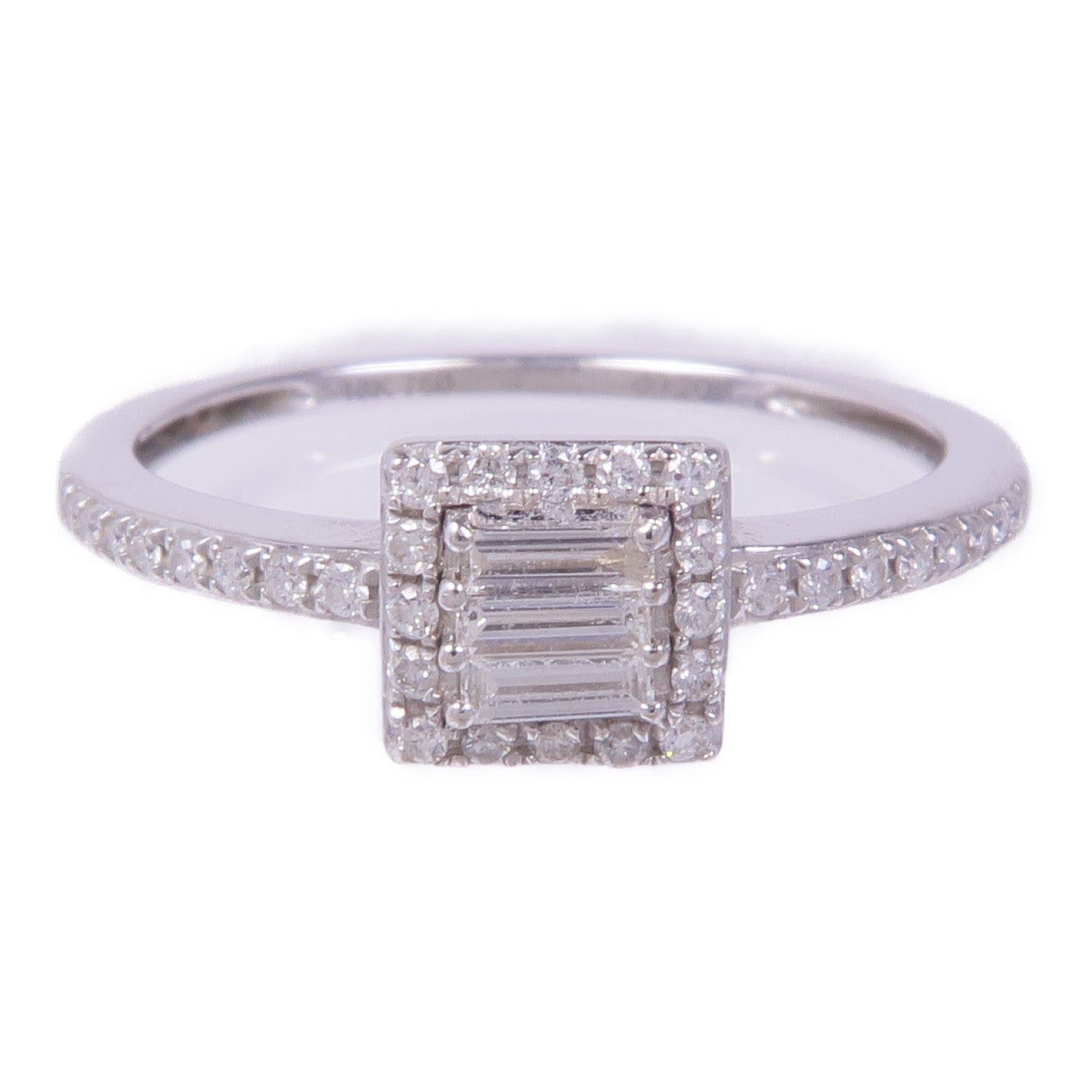 JEWELRY 【激減優惠】18K白金Diamond Ring鑽石戒指US#5.75
