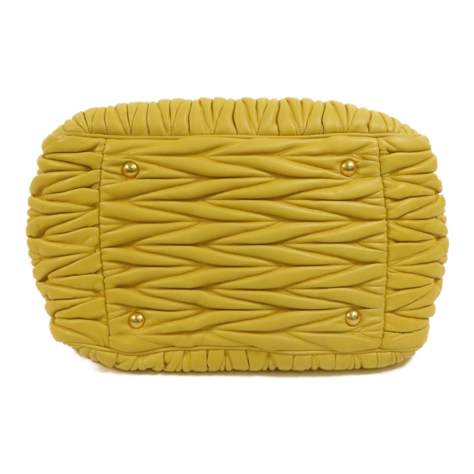 Miu Miu 羊皮皮革Matelasse Bag金扣手挽肩背兩用袋