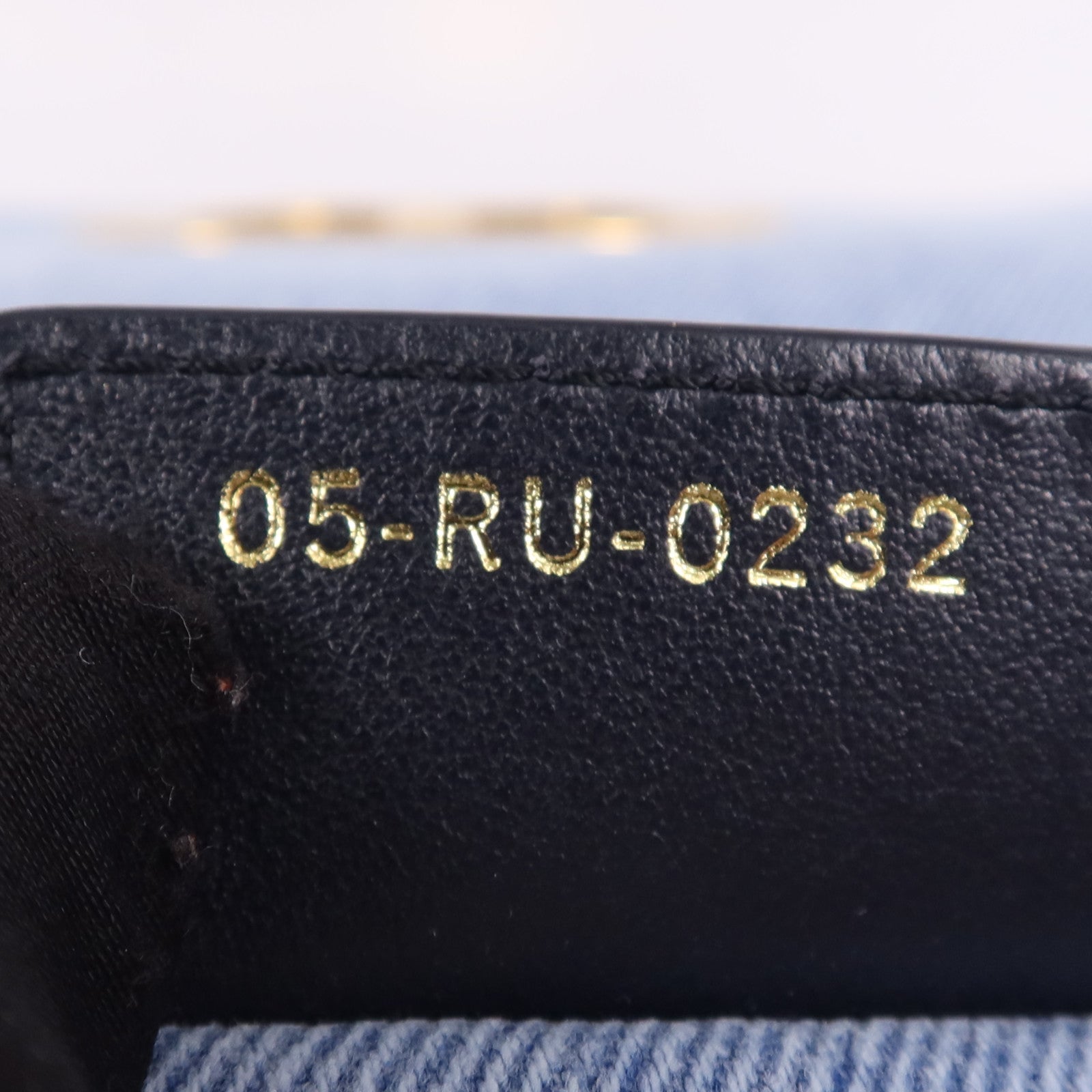 Dior 牛仔布Caro Bag Medium金扣肩背袋