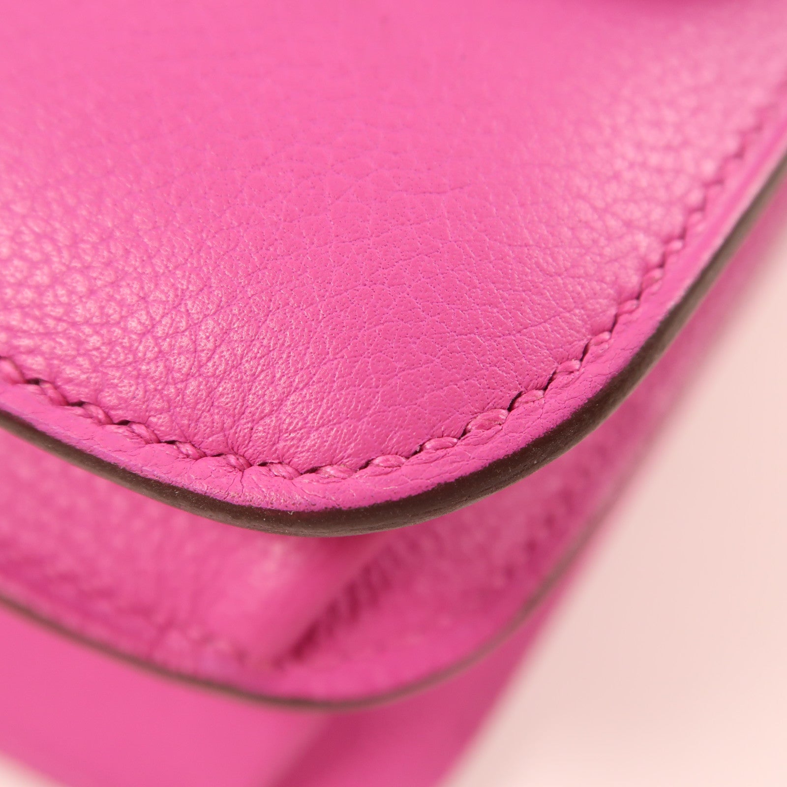HERMES PHW 2002 Shoulder Bag Crossbody Evercolor Leather
