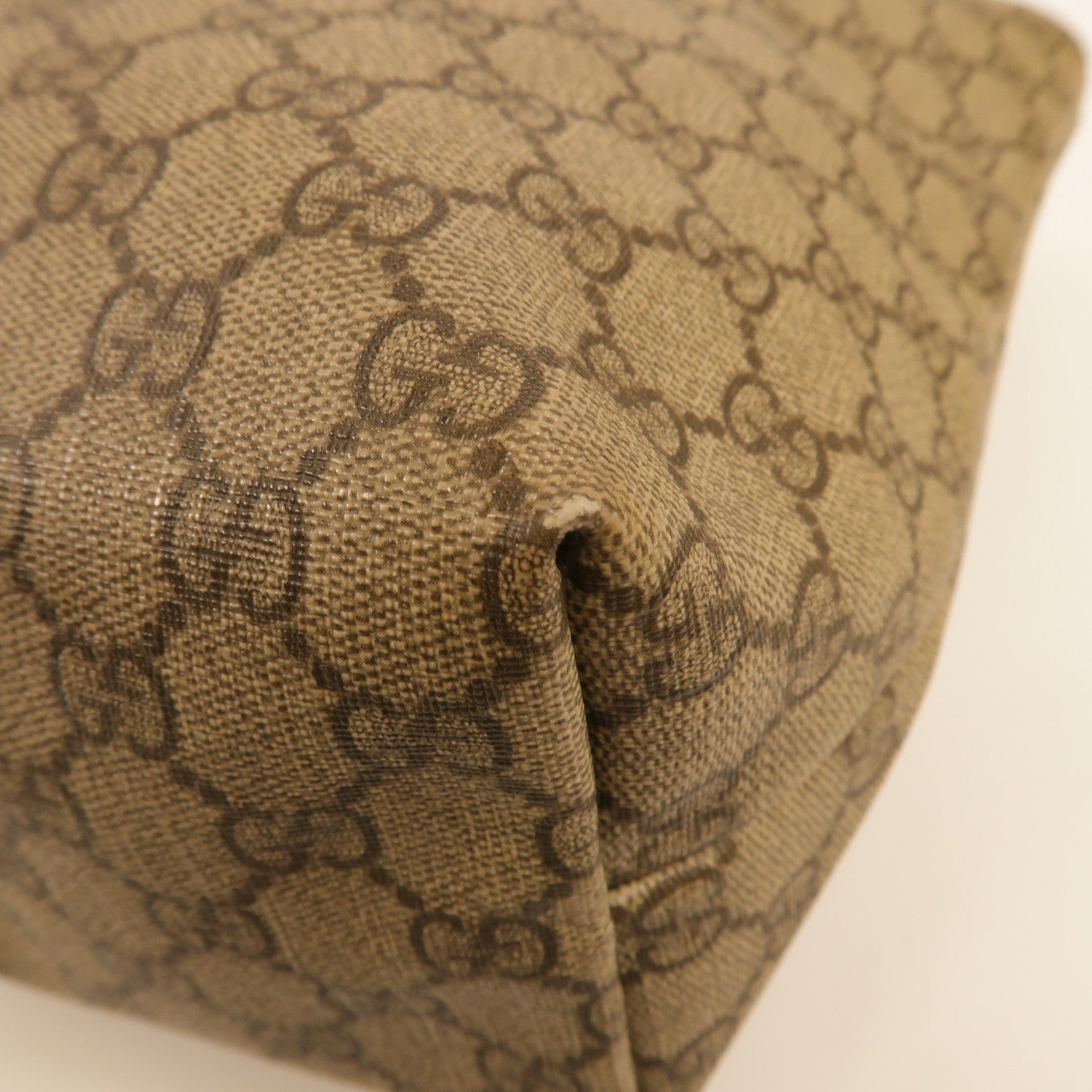 GUCCI 塗層帆布GG Tote Bag肩背袋