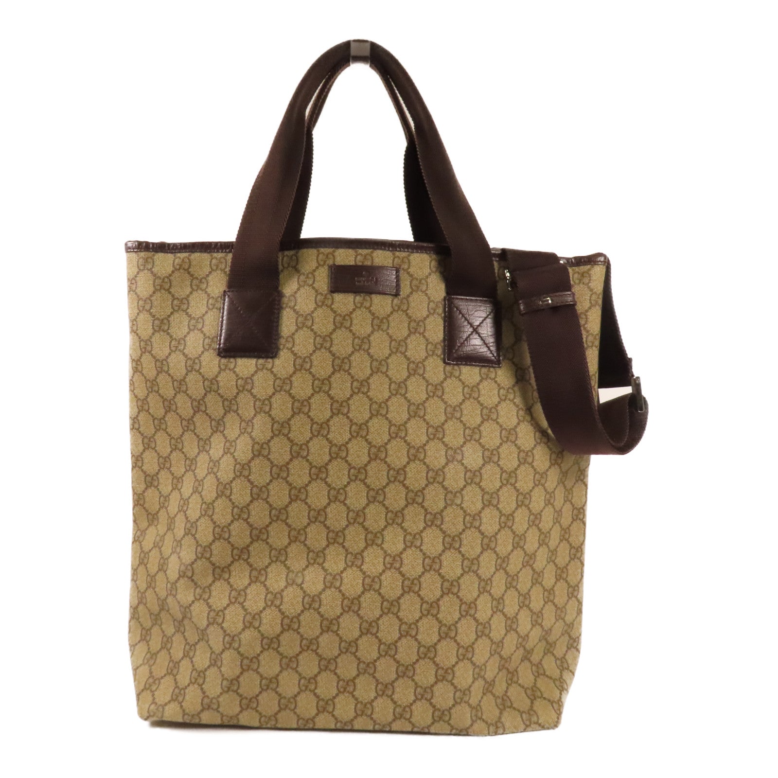 GUCCI 塗層帆布2 way Shoulder手挽肩背兩用袋