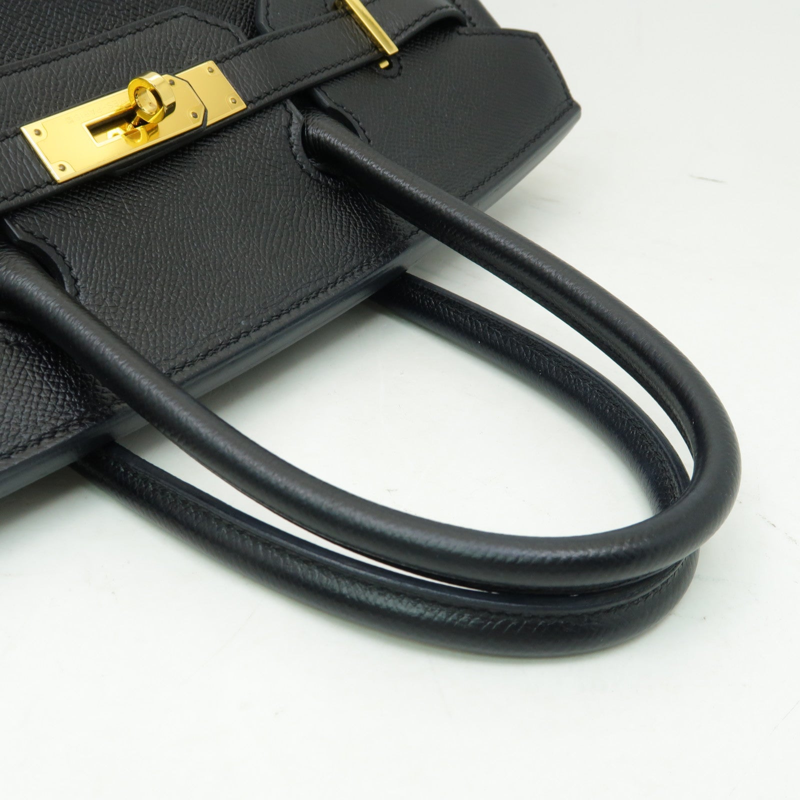 HERMES 【激減優惠】Epsom皮革Birkin 30金扣手挽袋Noir黑色