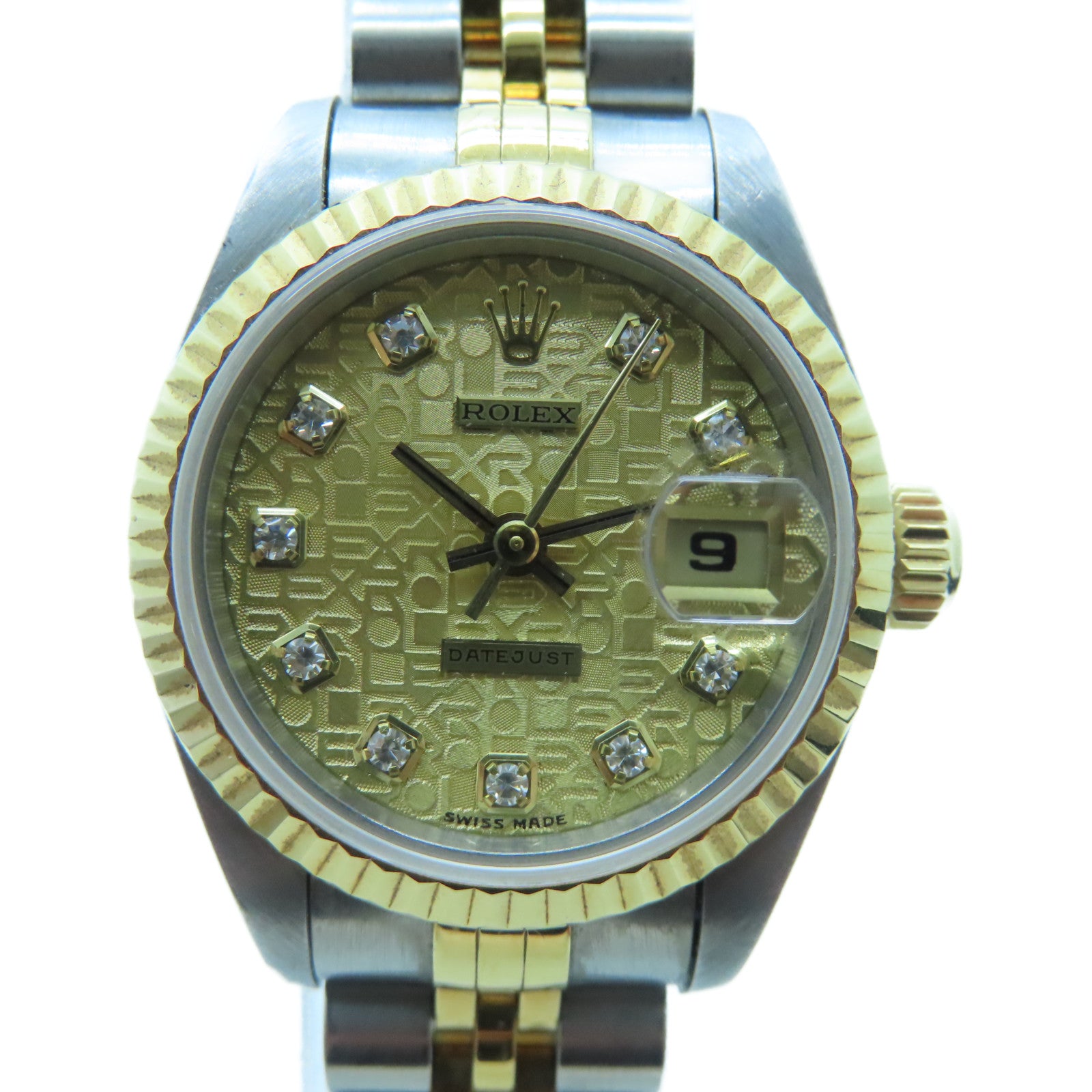 ROLEX Lady Datejust 26mm 18K黃金/不鏽鋼手錶自動機芯金色