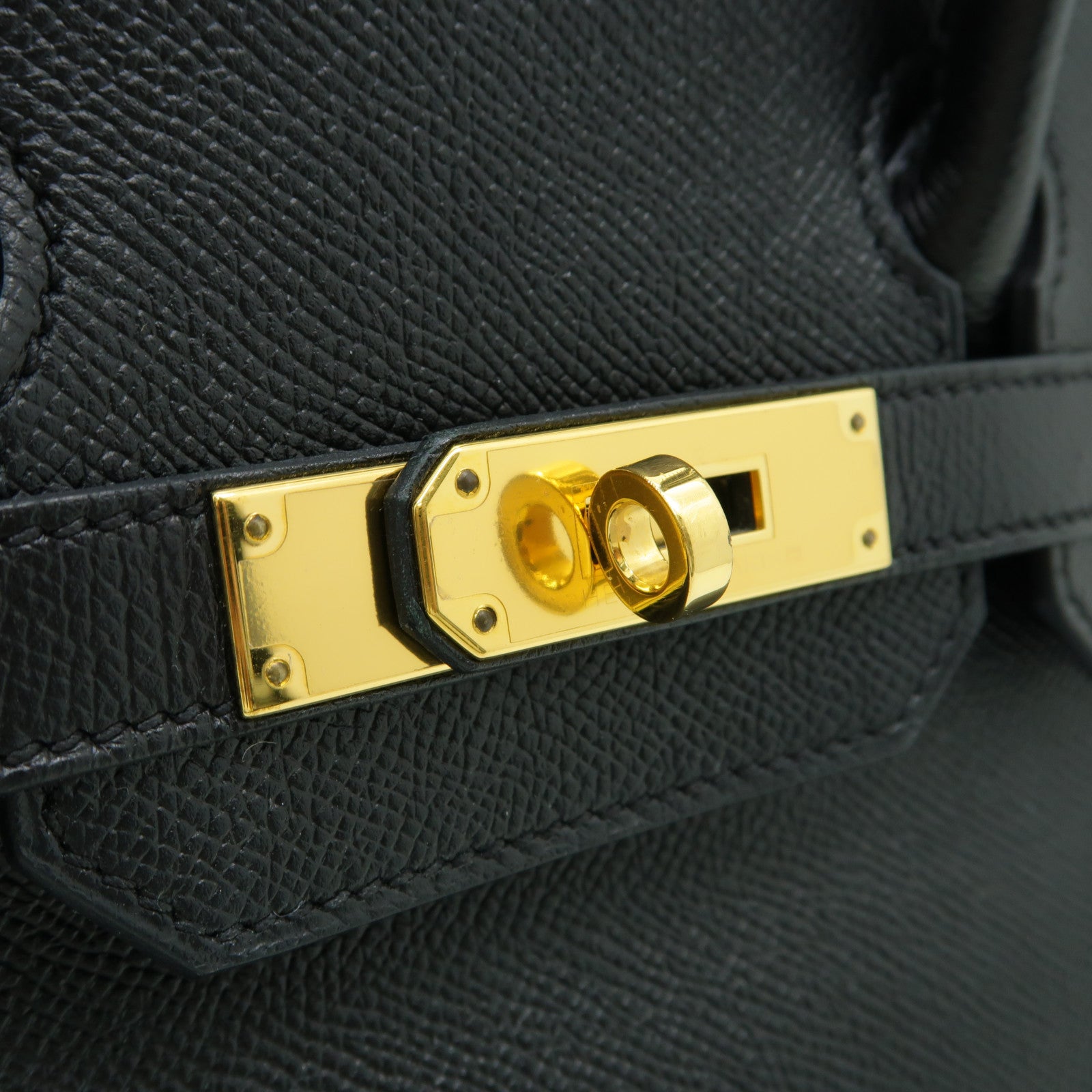 HERMES 【激減優惠】Epsom皮革Birkin 30金扣手挽袋Noir黑色