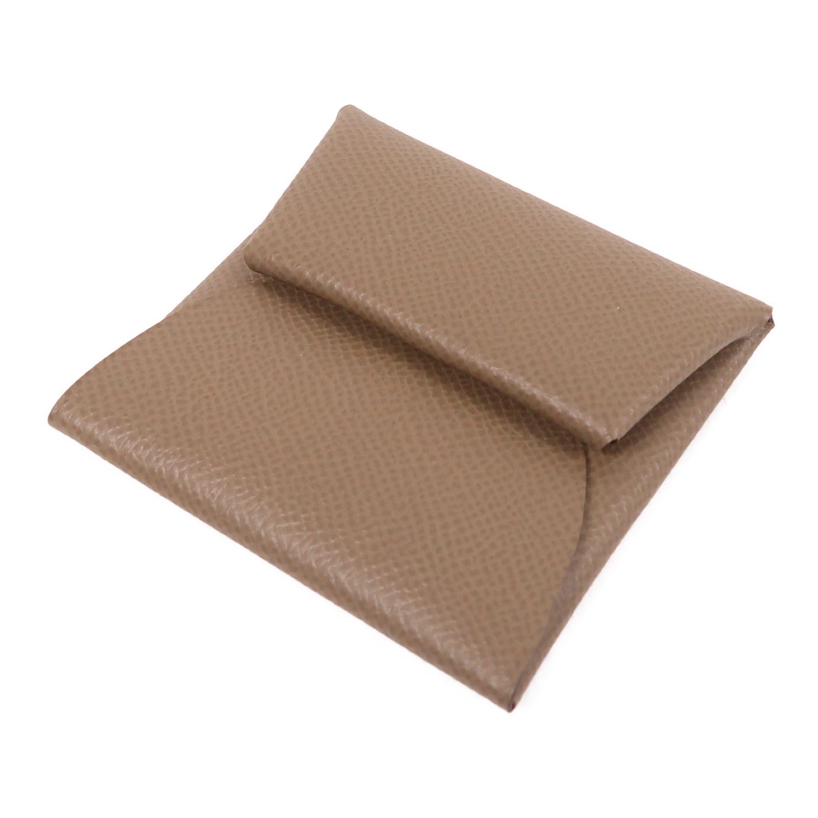 HERMES Epsom皮革Bastia Change Purse銀扣零錢包