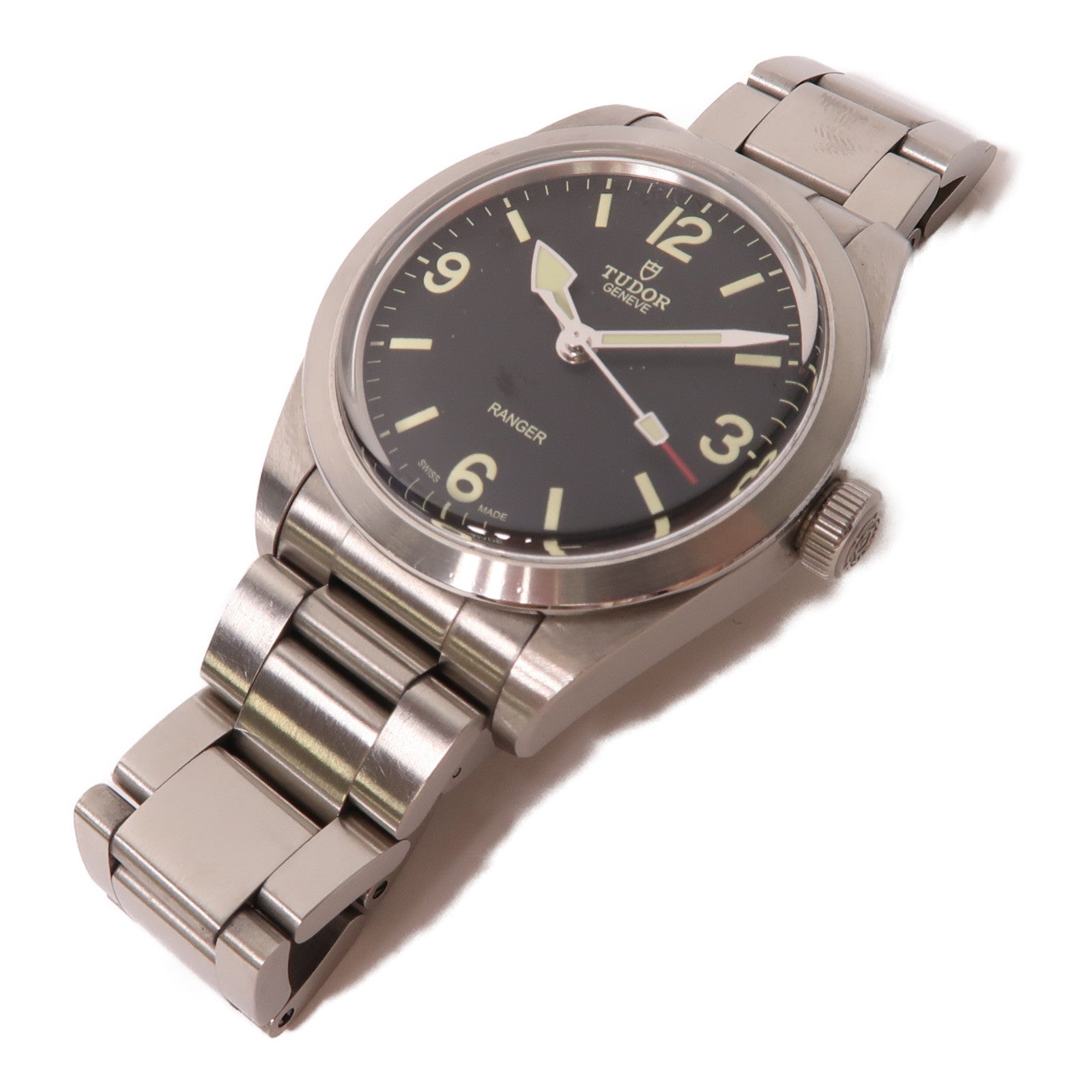 TUDOR Ranger不鏽鋼自動機芯手錶黑色