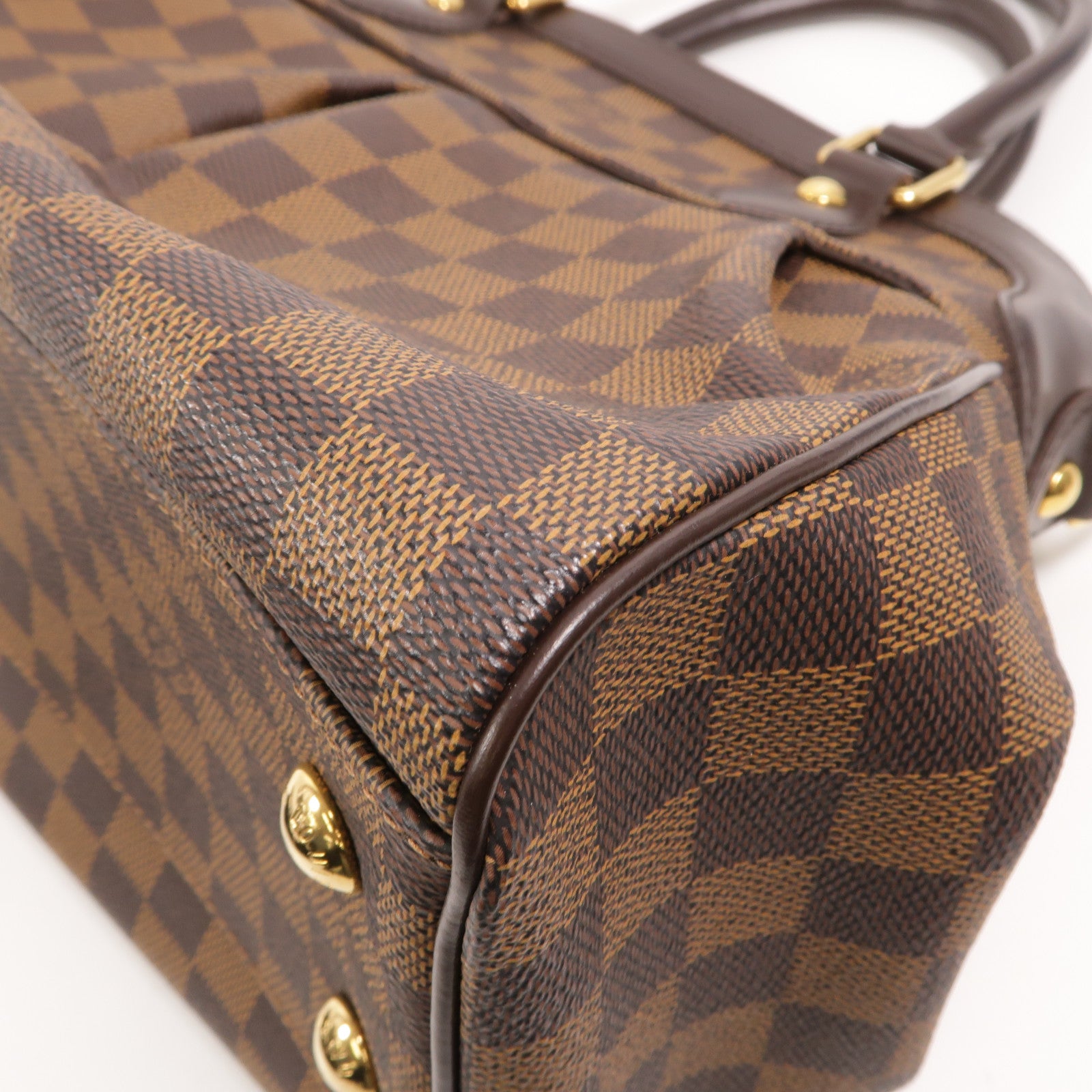 LOUIS VUITTON Damier Trevi手挽肩背兩用袋